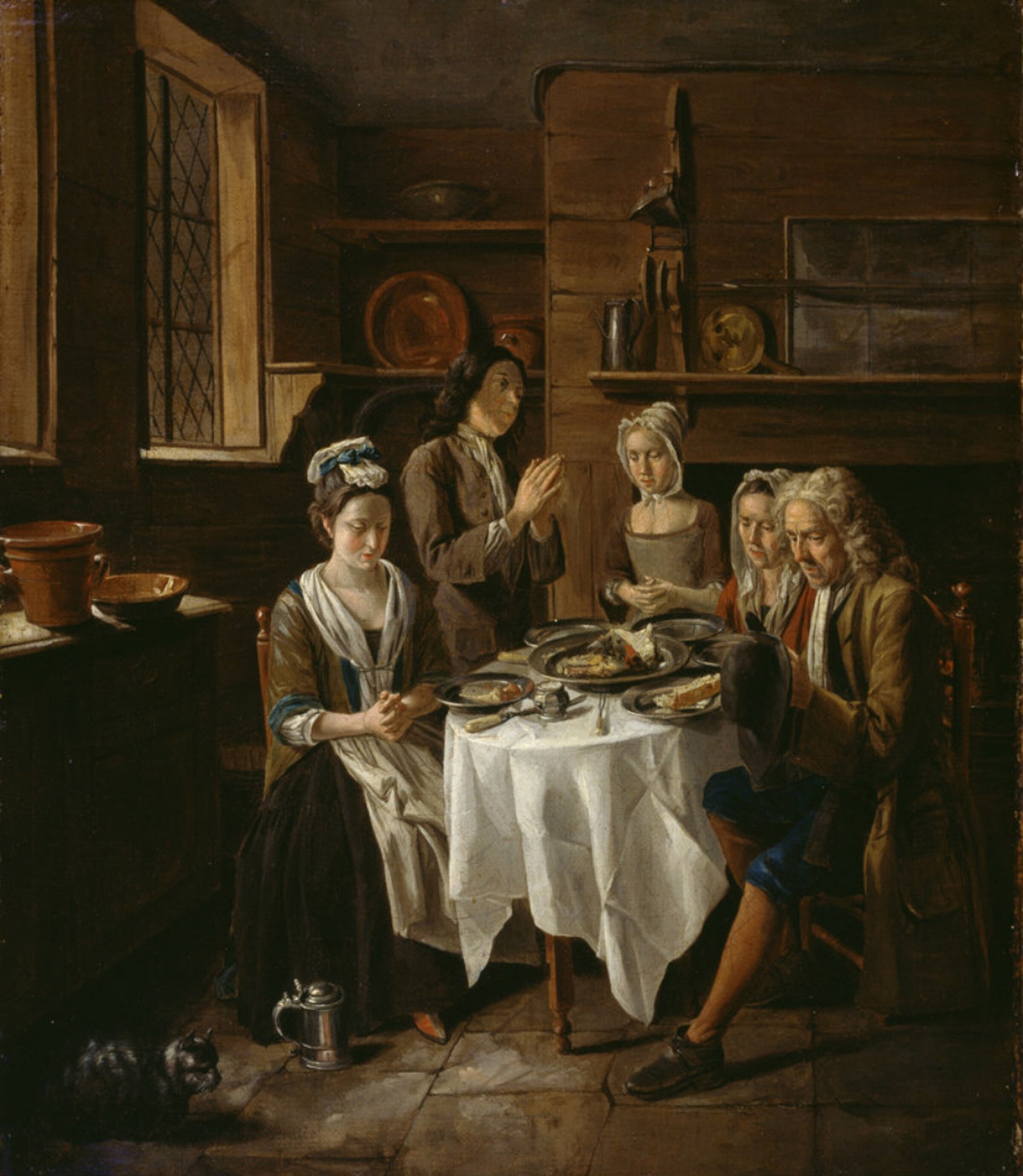 Saying Grace by Joseph van Aken