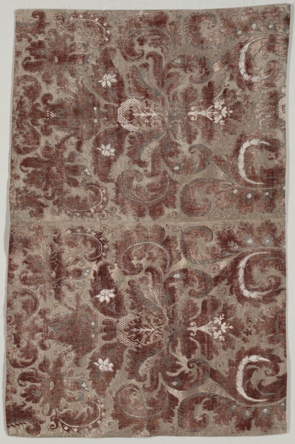 Two Joined Panels of "Fortuny Painted Velvet" by Mariano Fortuny y Madrazo