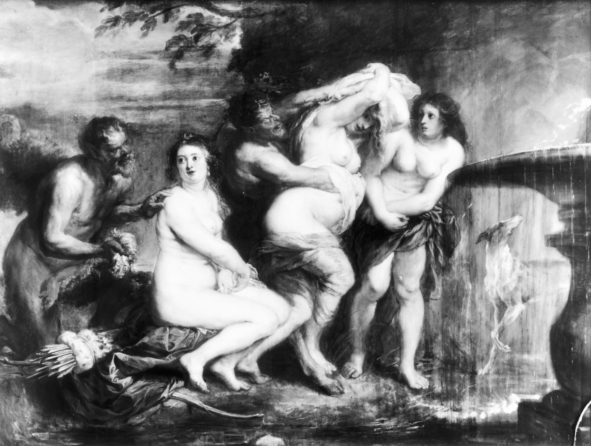 Diana and Two Nymphs by John Flaxman