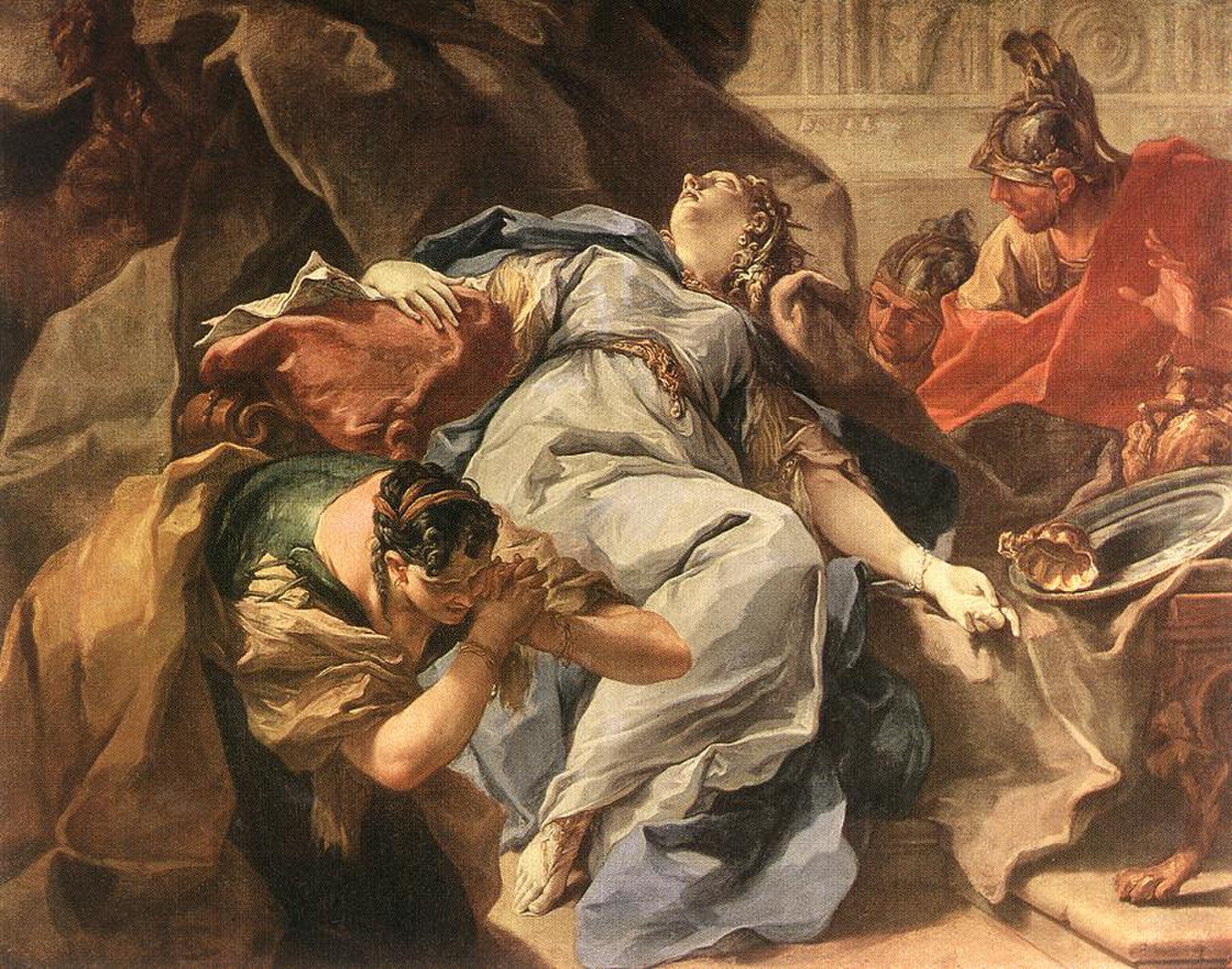 The Death of Sophonisbe by Giambattista Pittoni
