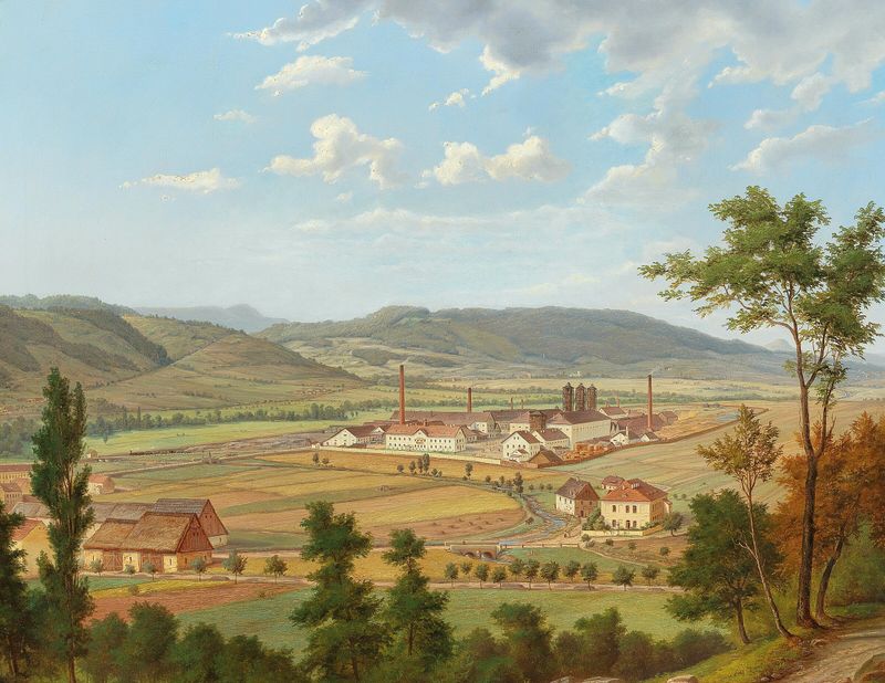 View of a Factory in Ústí nad Labem