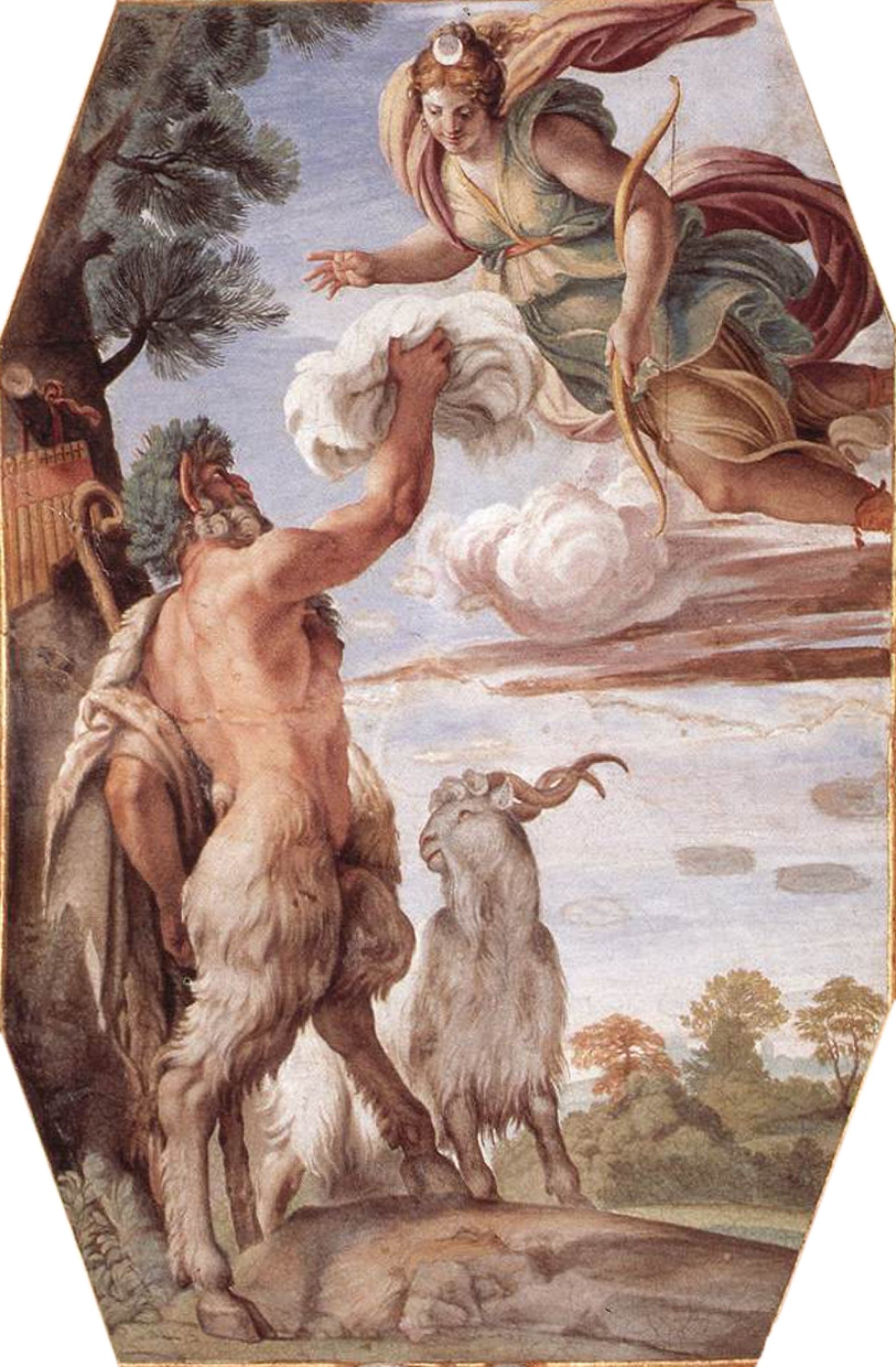 Hommage to Diana by Annibale Carracci