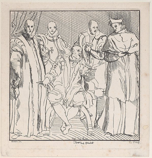 Charles V by Marcantonio Raimondi