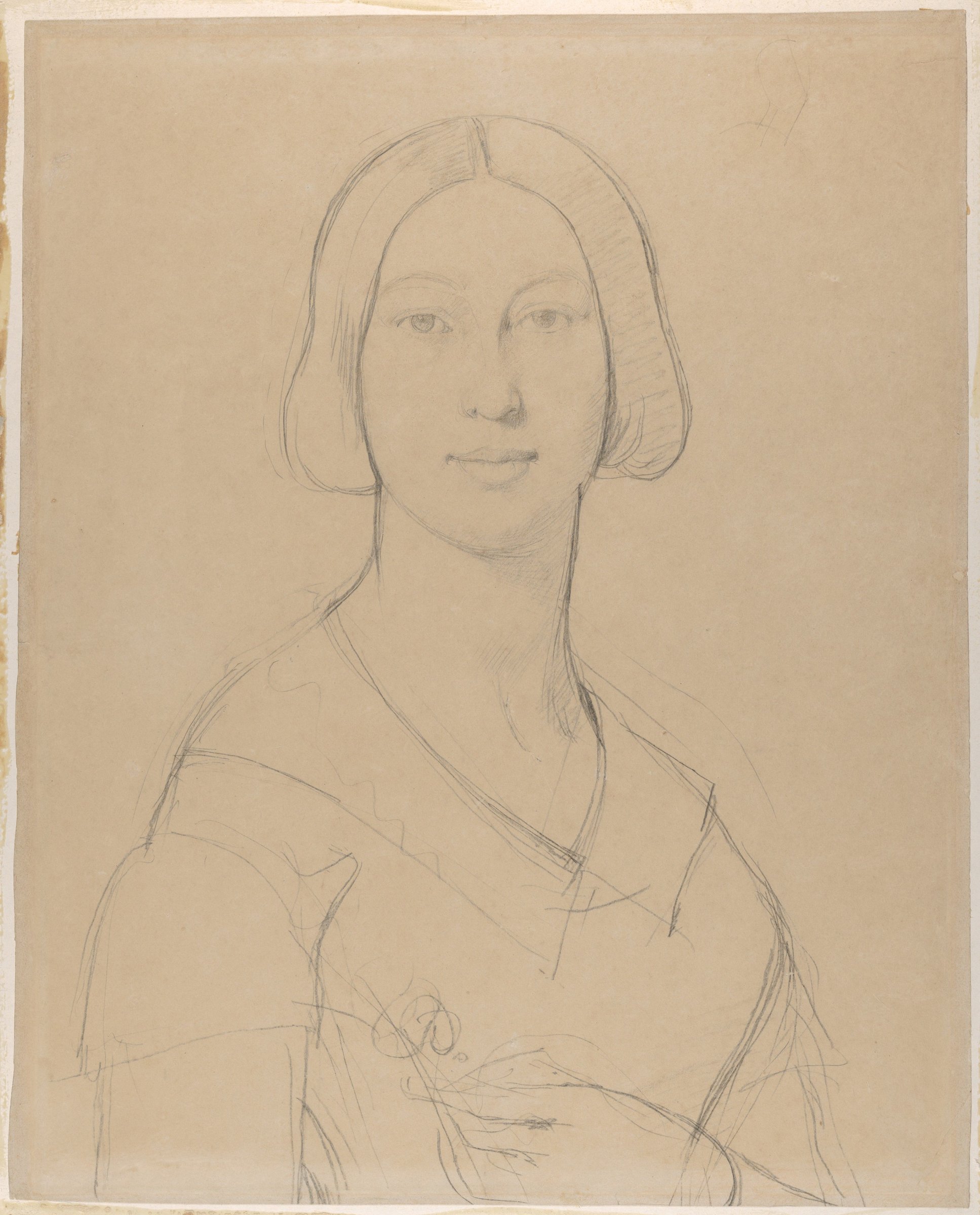Portrait of Madame Paul Meurice, née Palmyre Granger by Jean-Auguste-Dominique Ingres