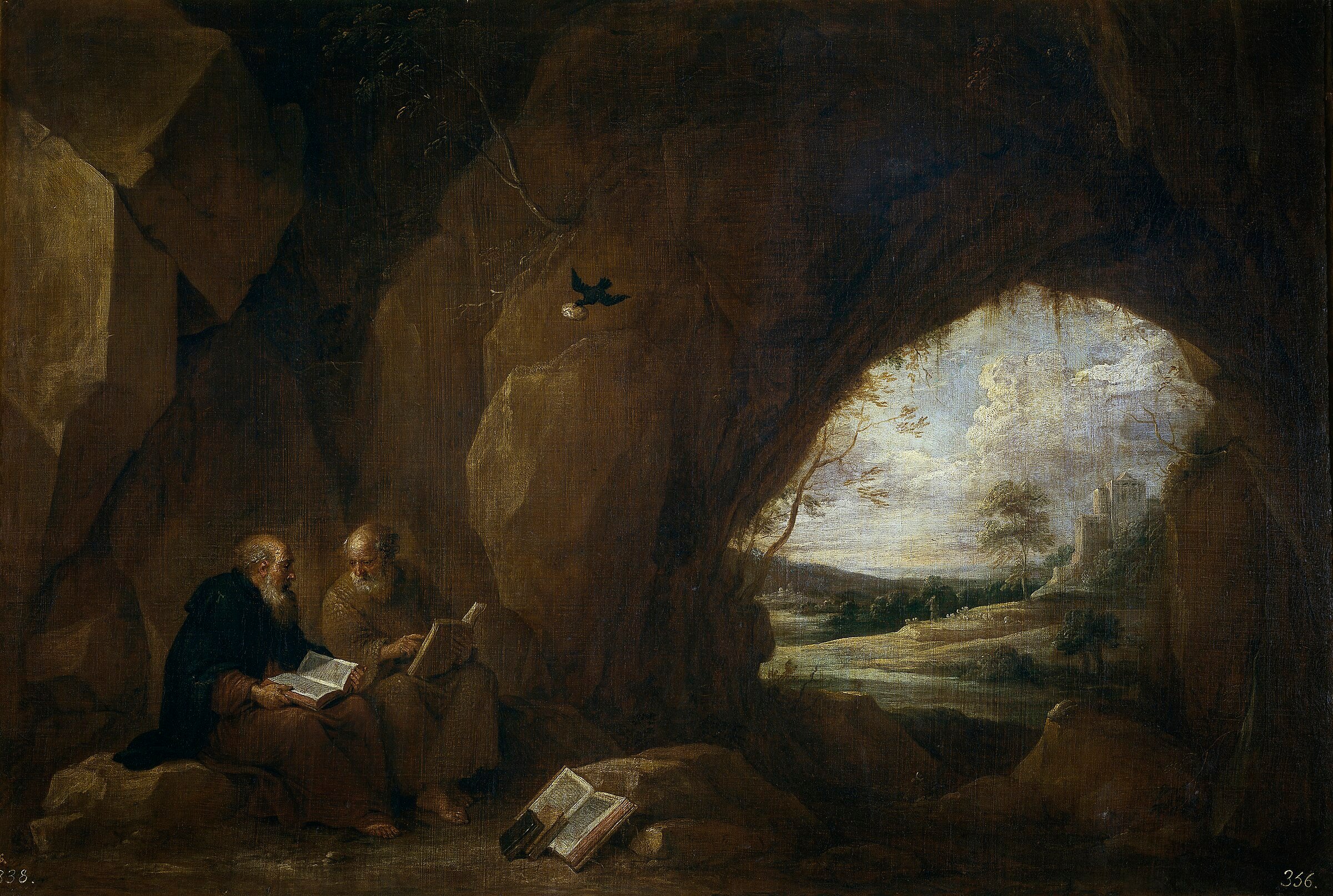 Saints Paul and Anthony Abbot in a Cave by David Teniers the Younger