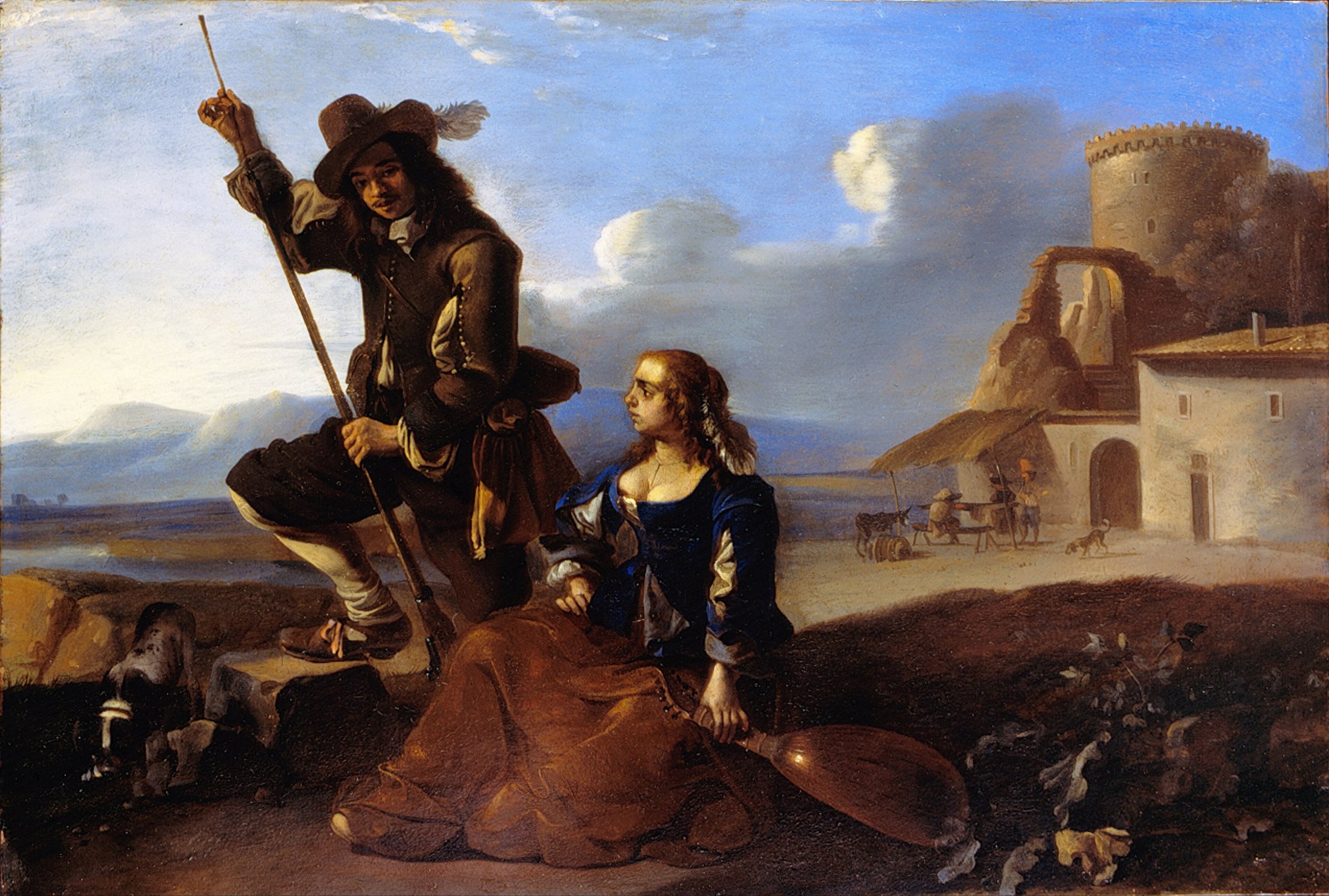 Landscape with Figure by Jacob van Staverden