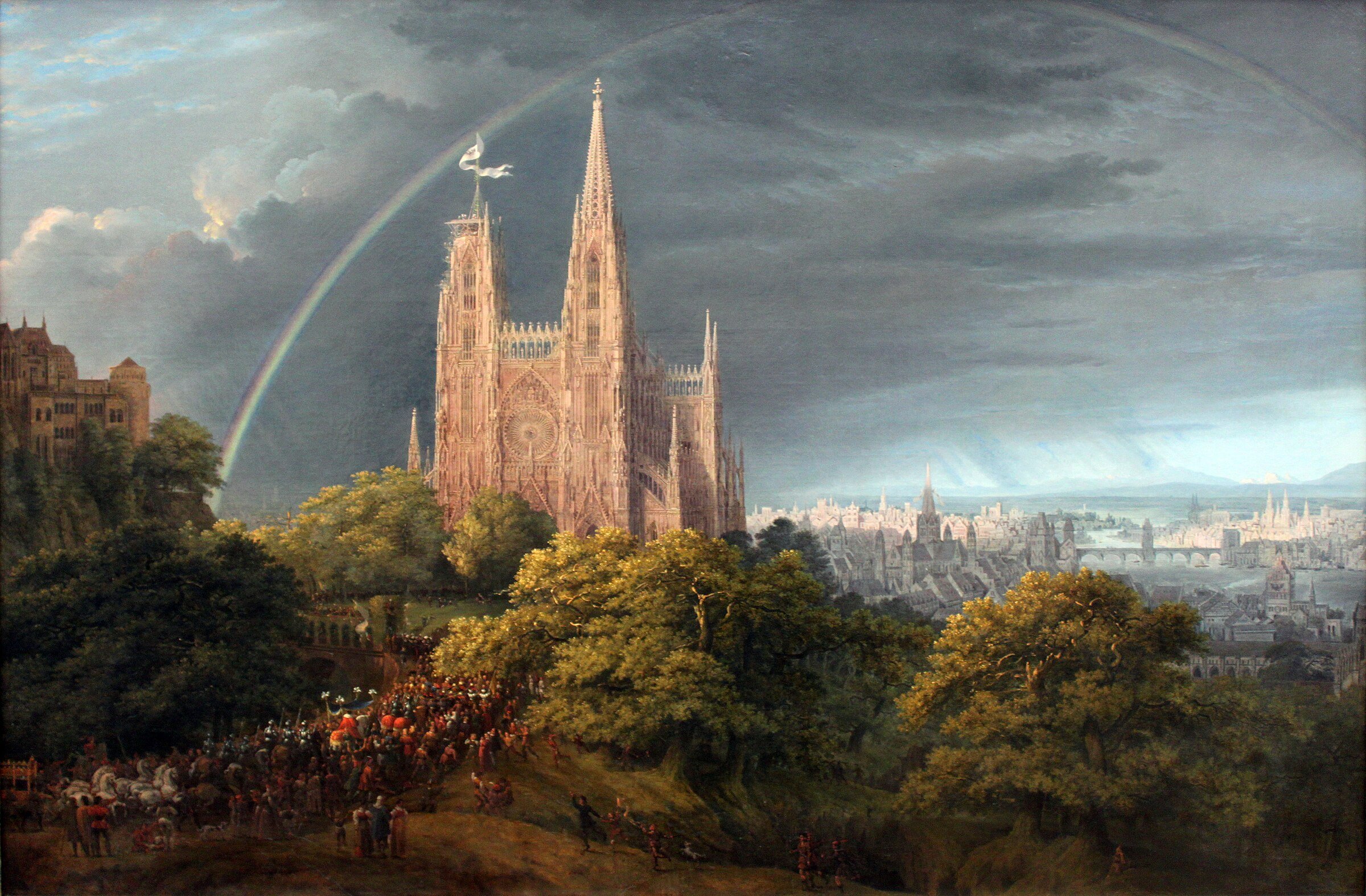 Medieval City on a River — 1815