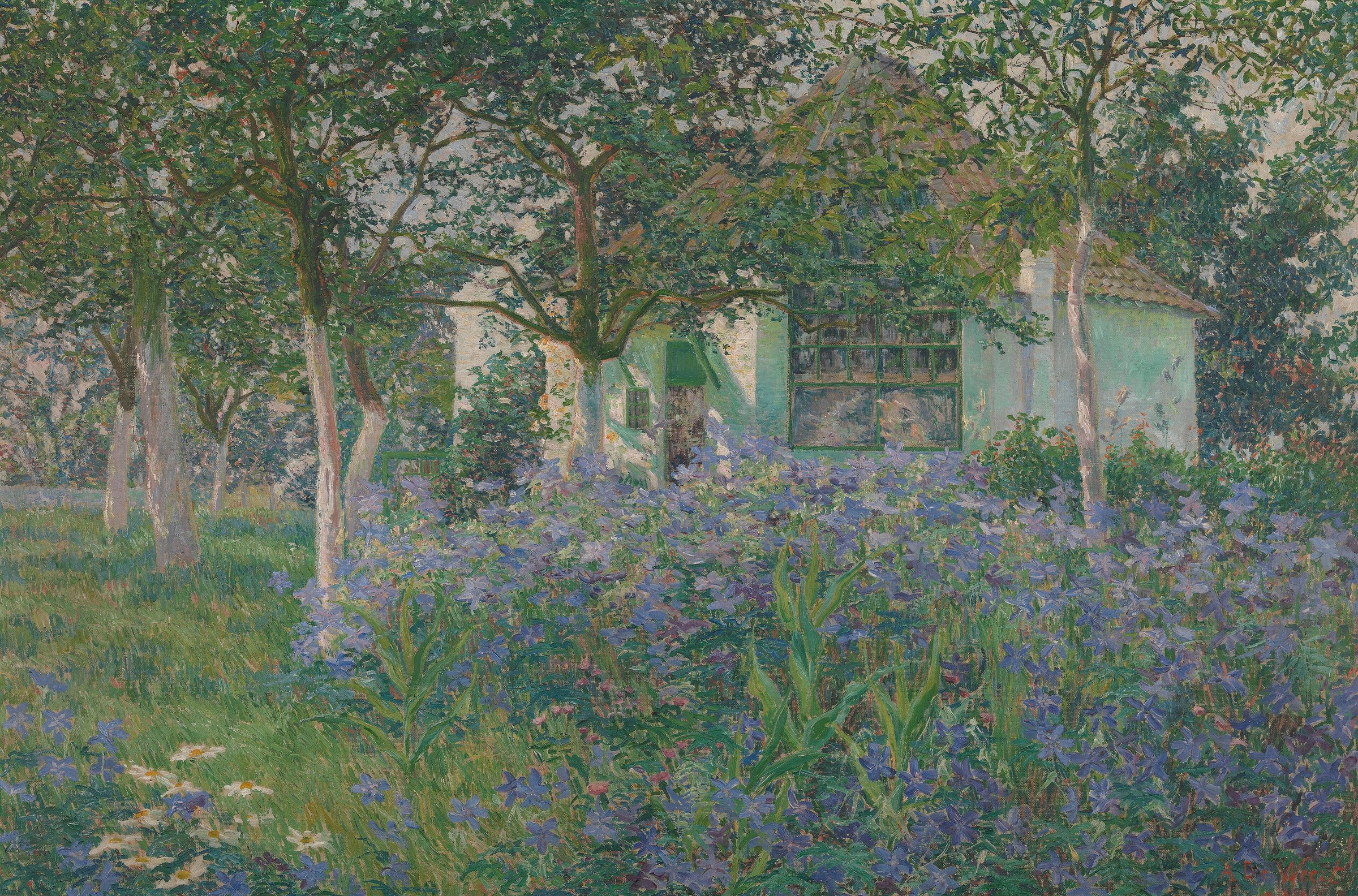 Mijn atelier in juni by Anna De Weert