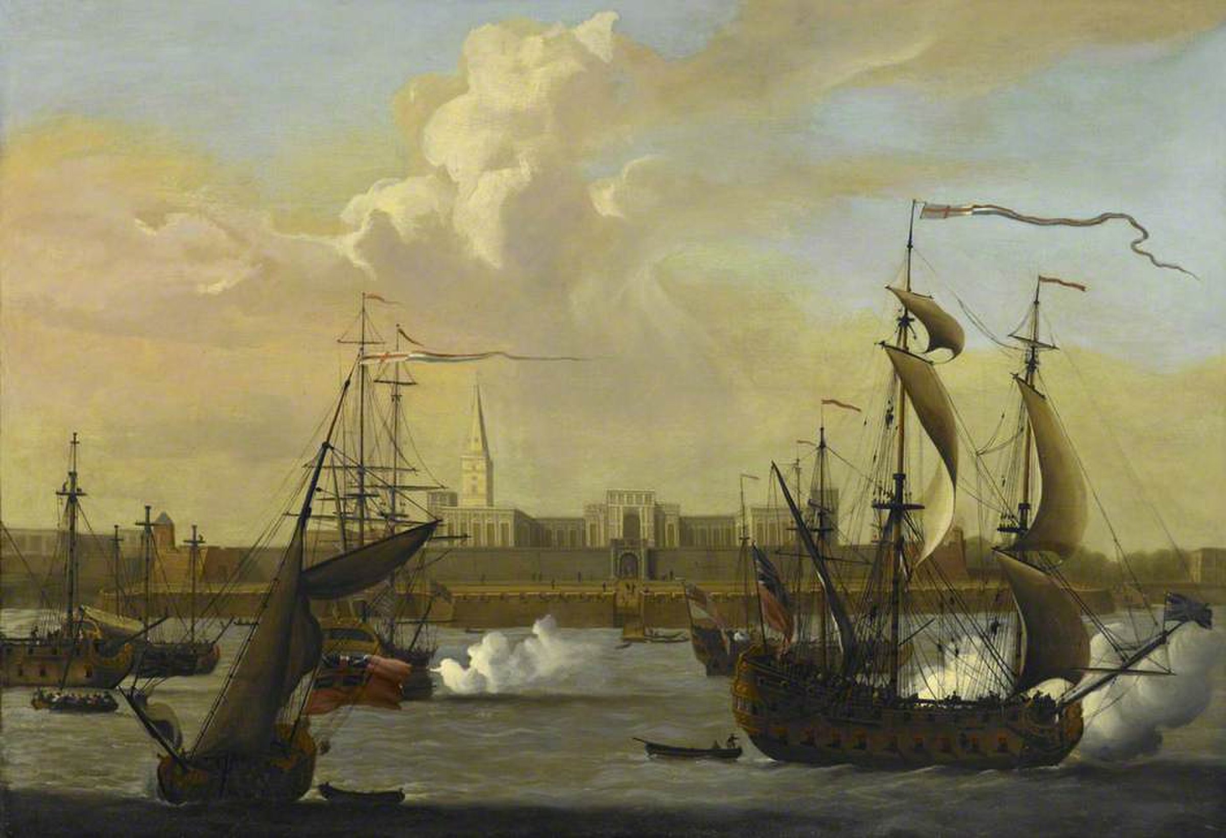 Fort William, Calcutta by George Lambert