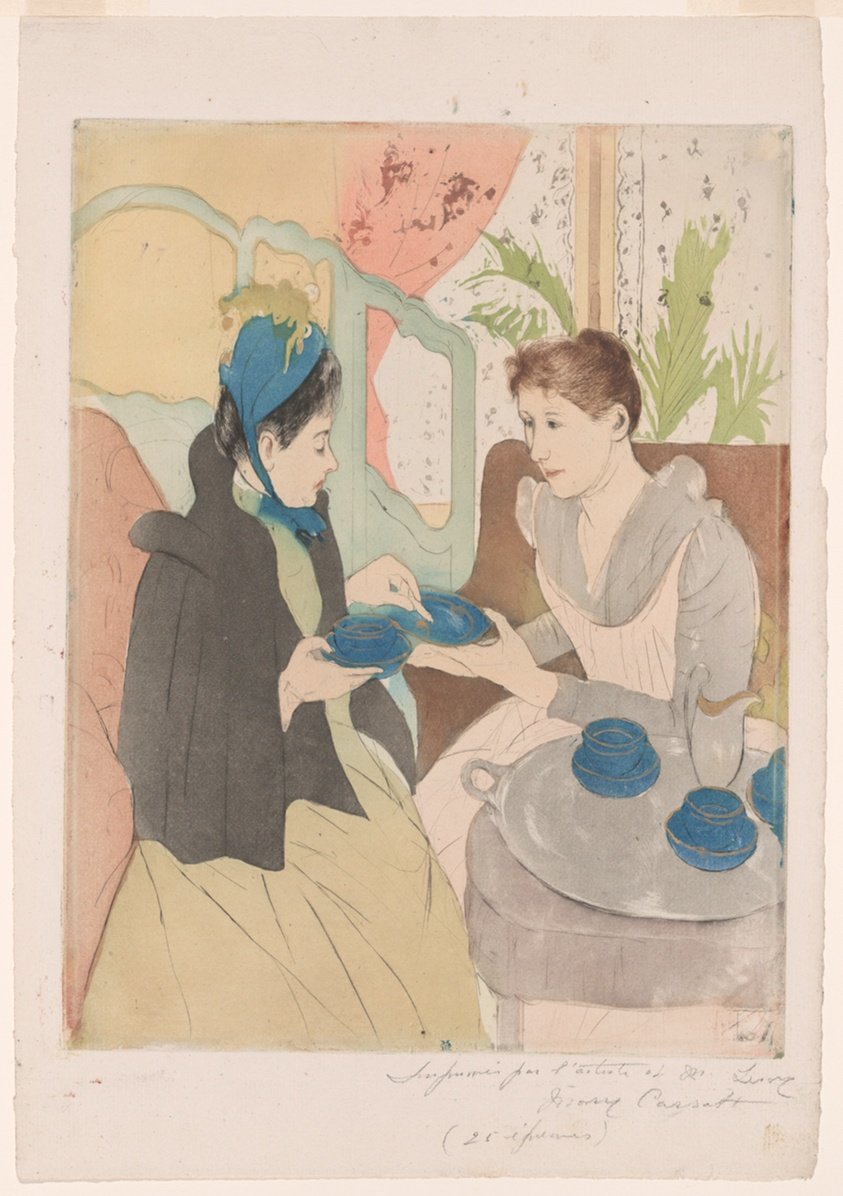 Afternoon Tea Party by Mary Cassatt