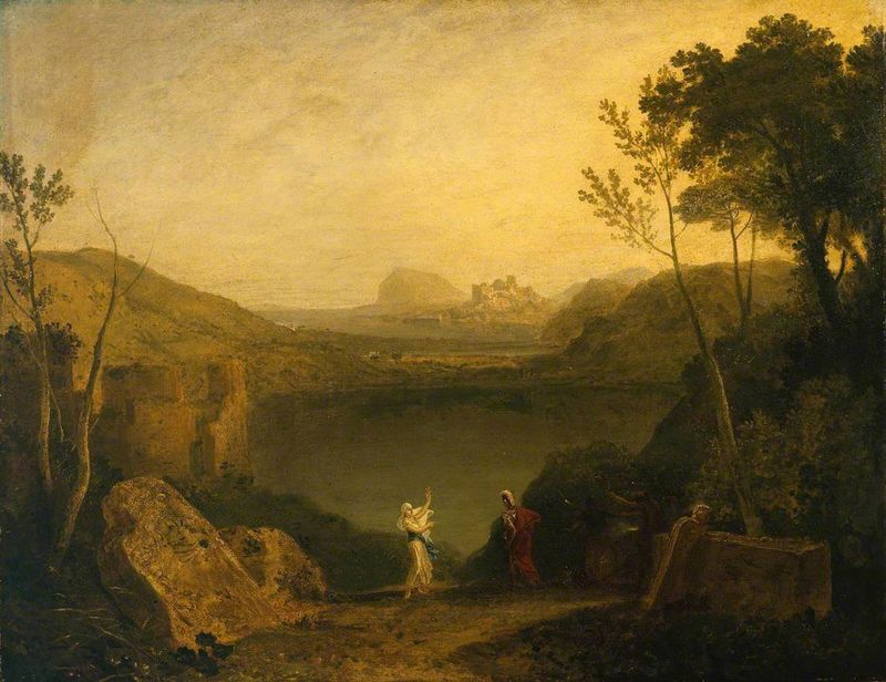 Aeneas and the Sibyl, Lake Avernus