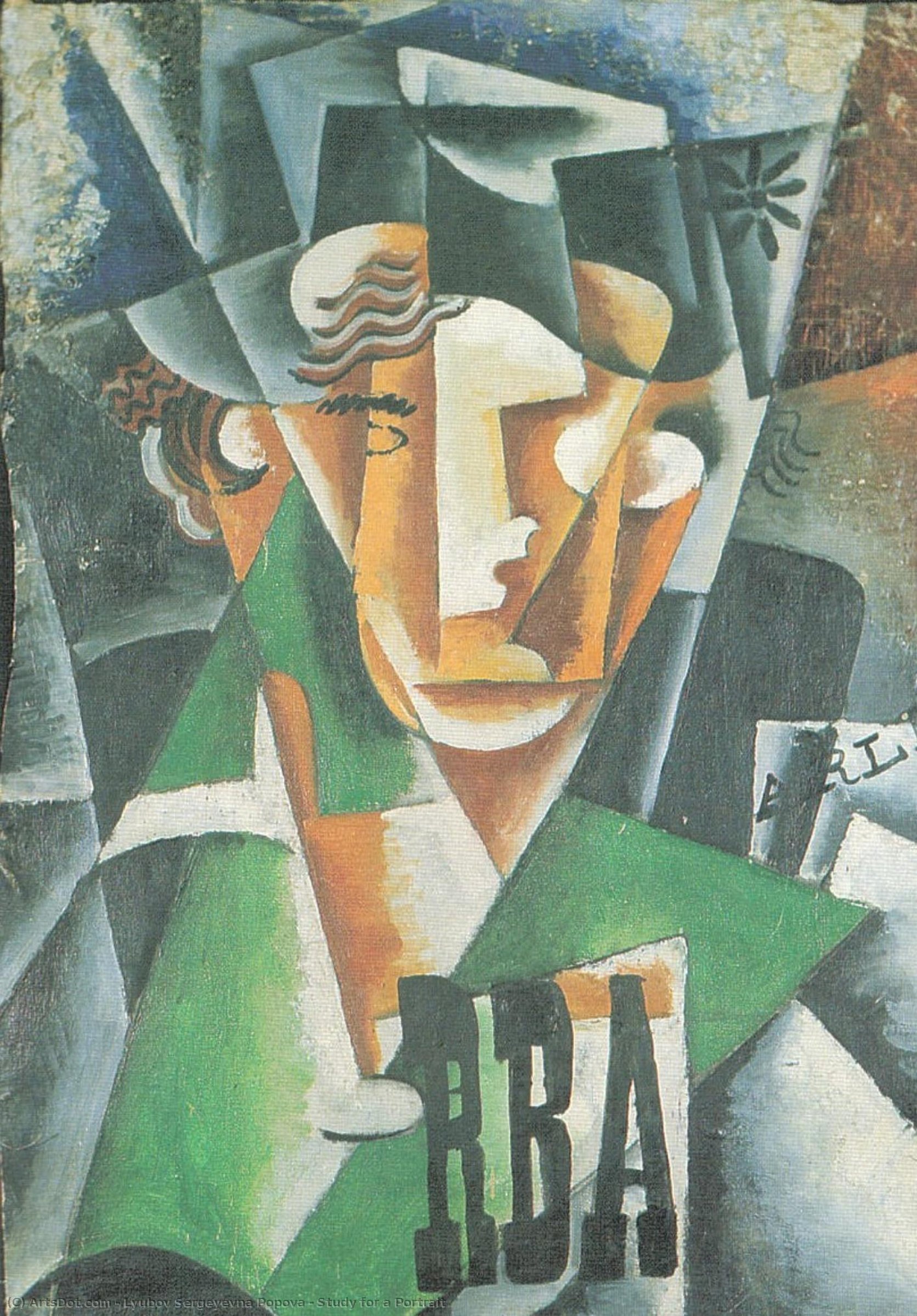 Study for a portrait by Lyubov Popova