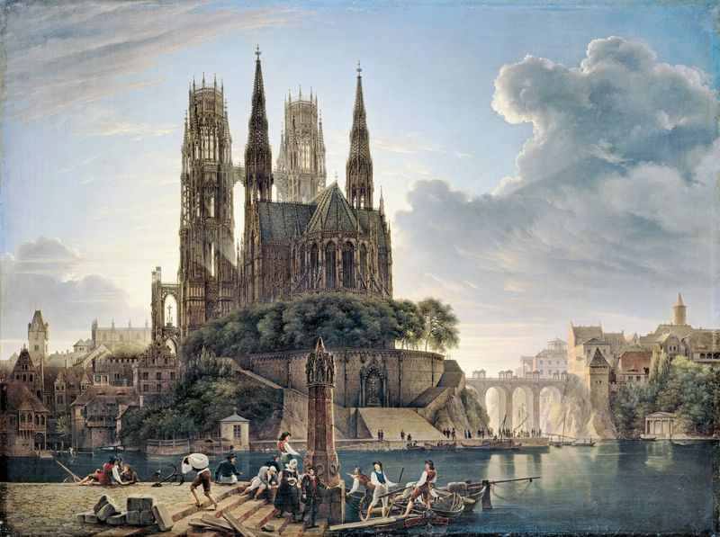 Gothic Cathedral by the Water