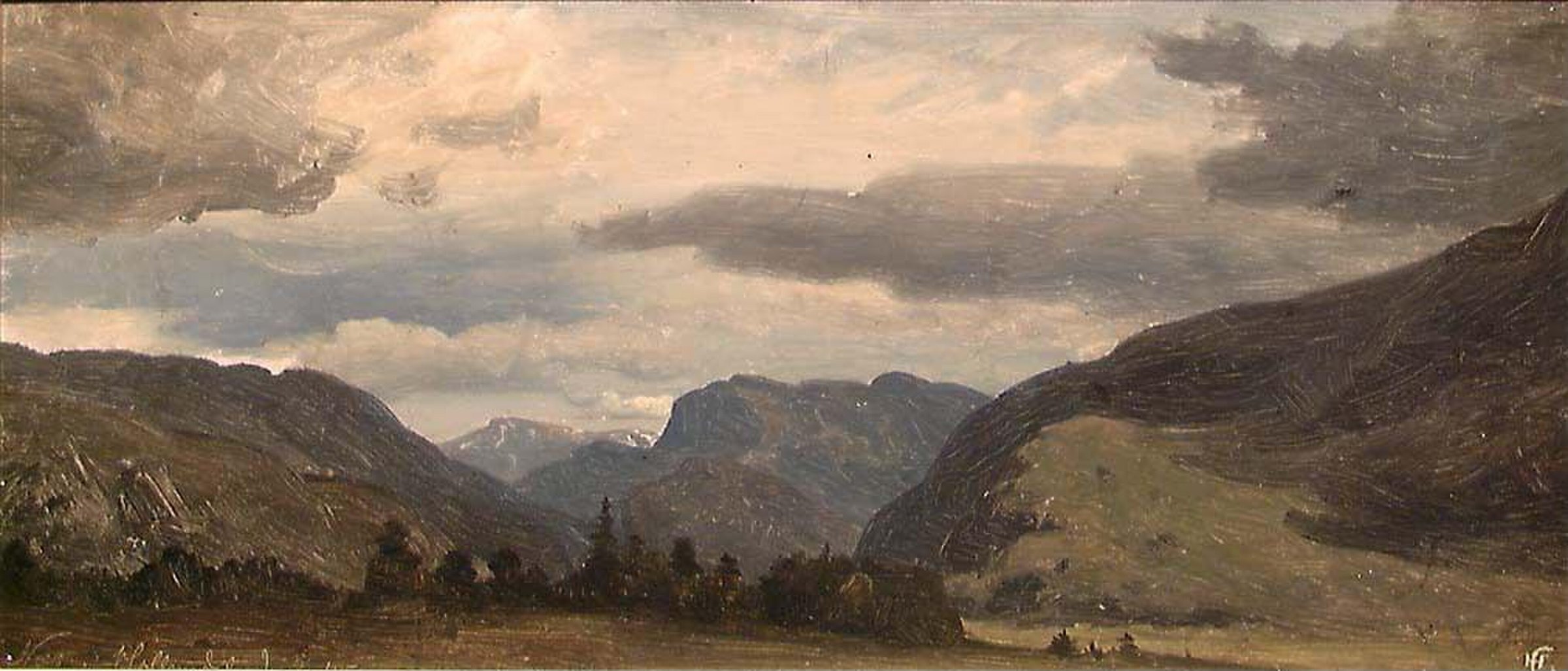 From Nes in Hallingdal by Hans Gude