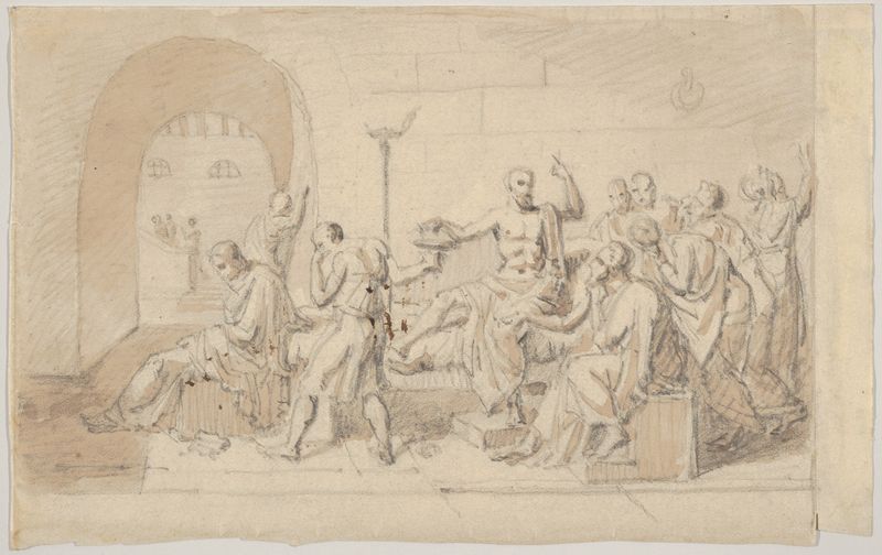 Copy after David's "The Death of Socrates"