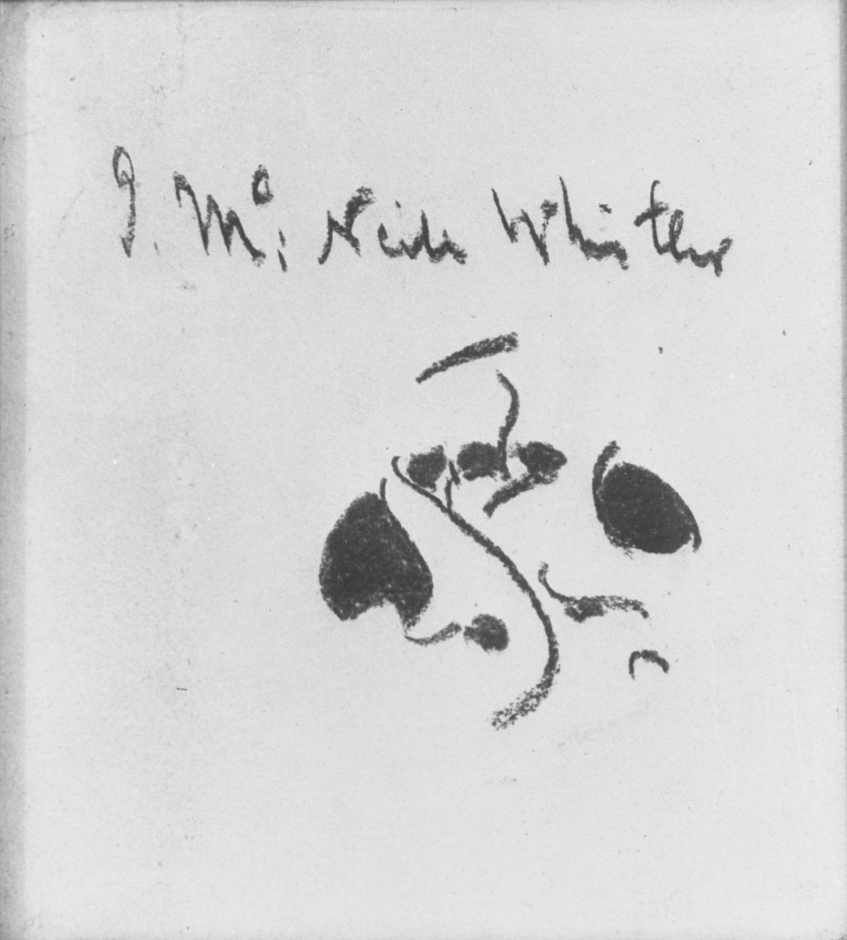 Butterfly Monogram by James McNeill Whistler