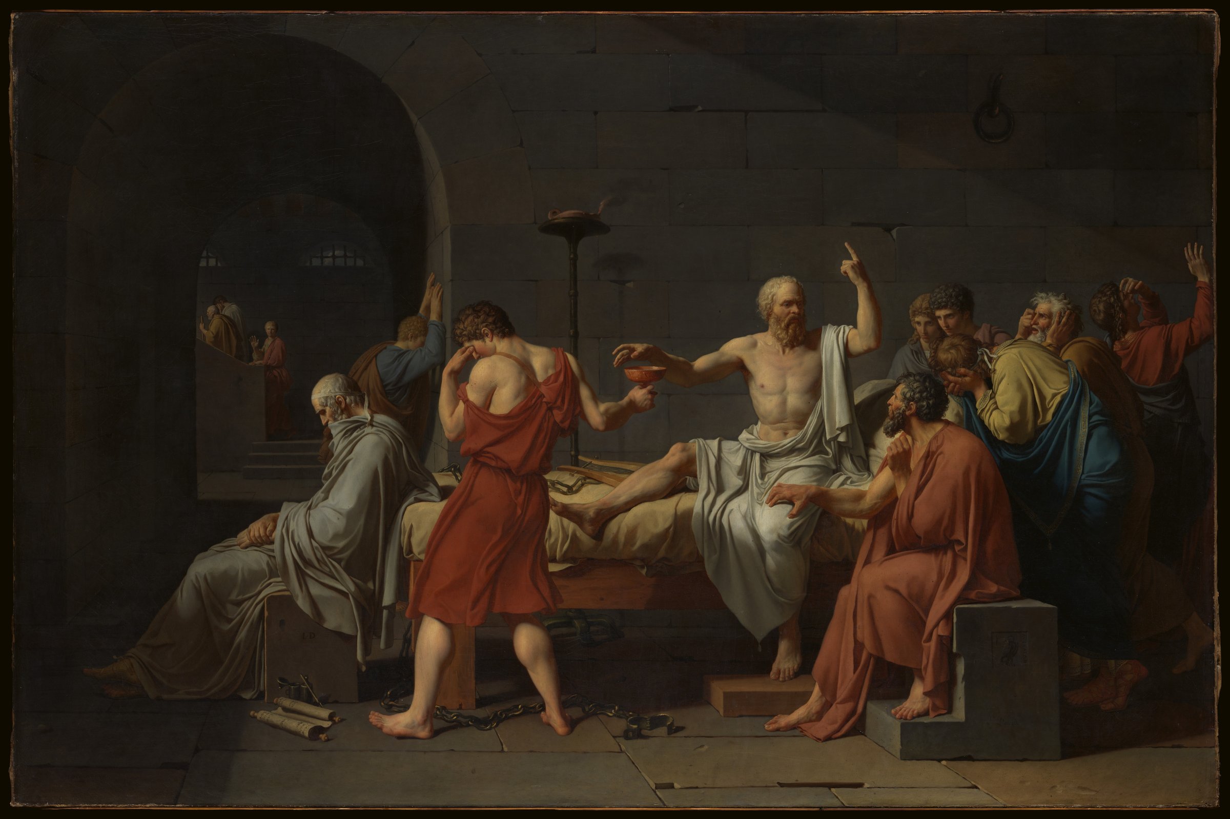 The Death of Socrates by Giambettino Cignaroli