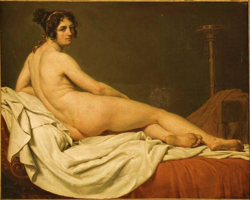 Portrait of Juliette Récamier (1777-1849).