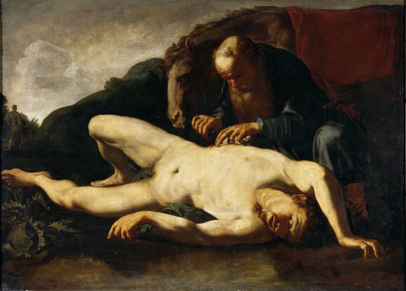The good samaritan by Jean Gigoux