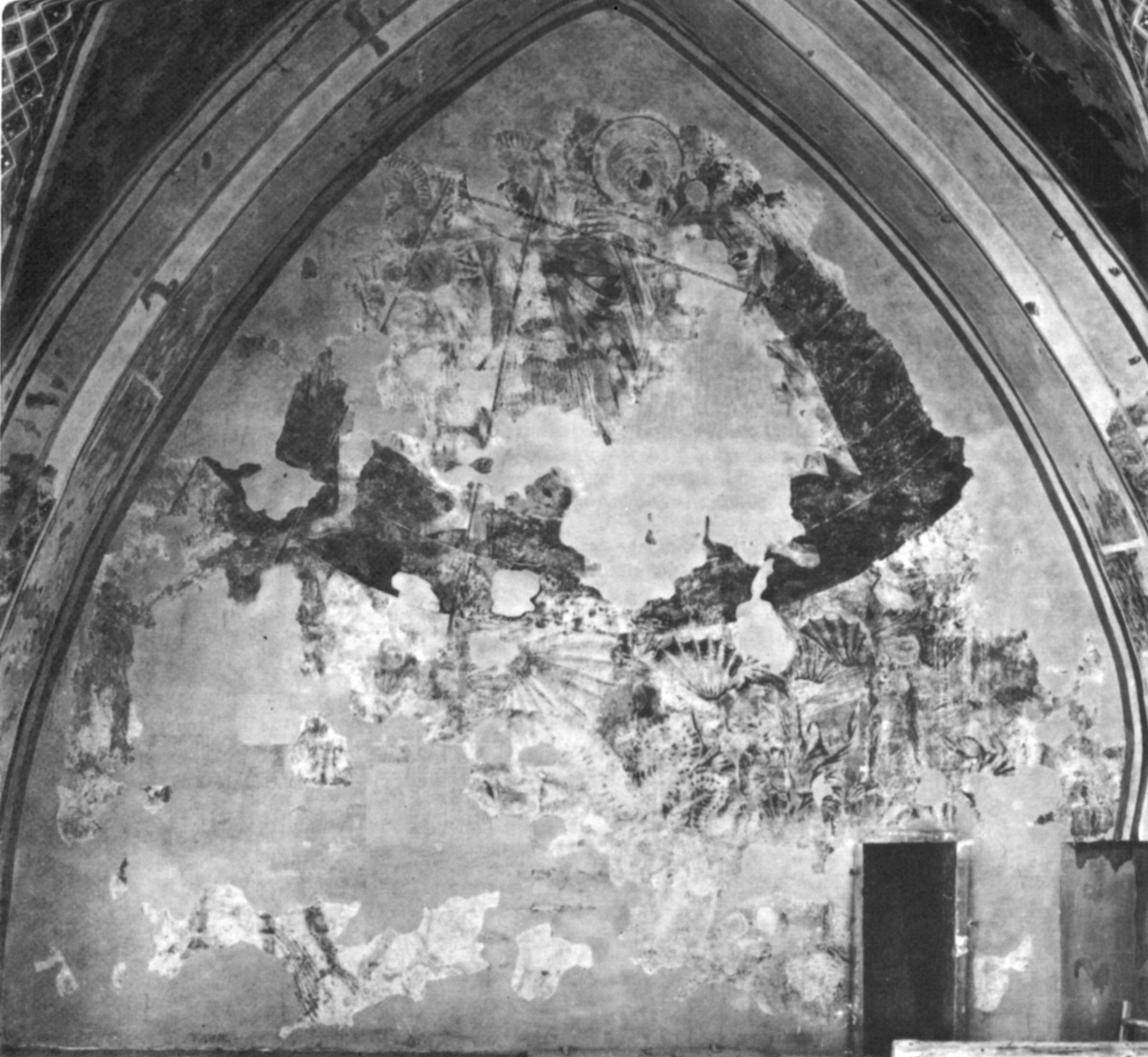 St Michael and the Dragon by Cimabue by Cimabue