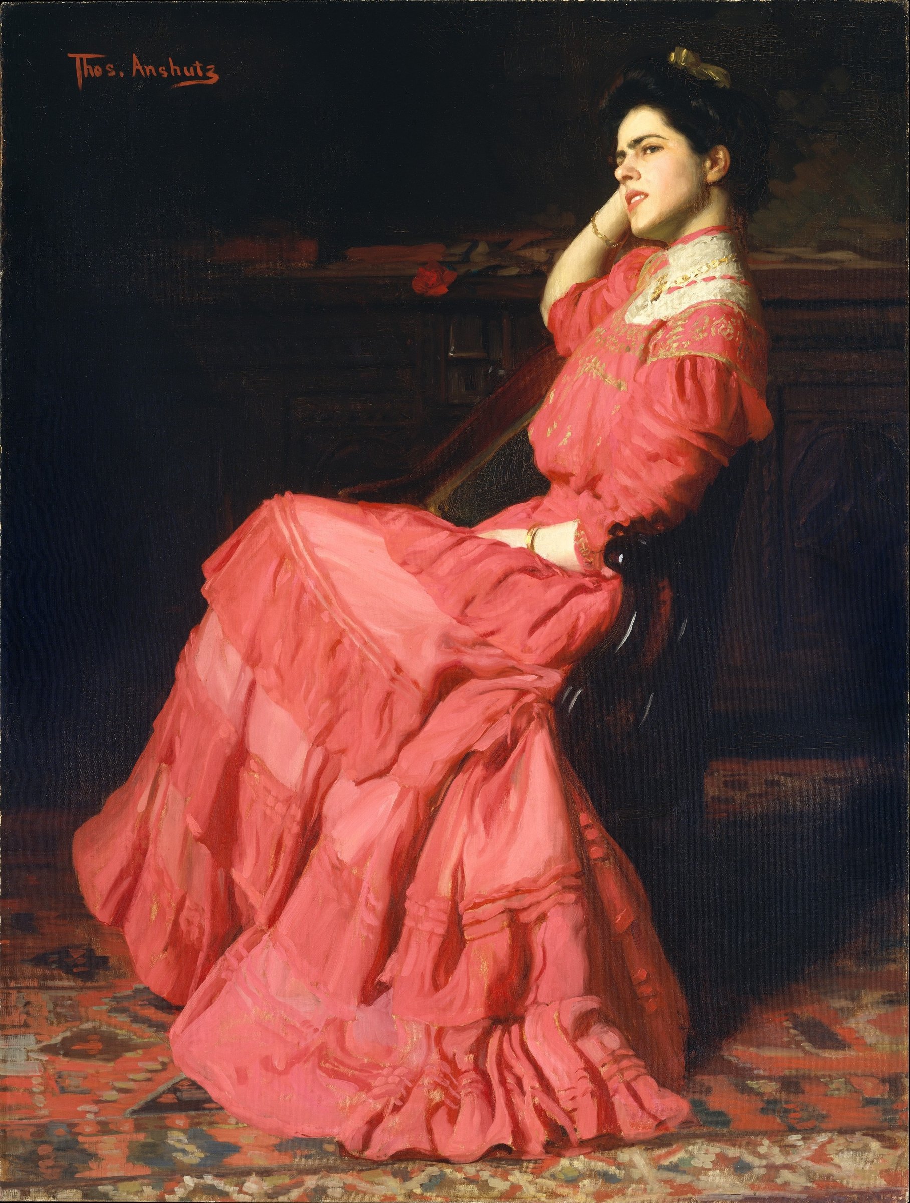 A Rose by Thomas Anshutz