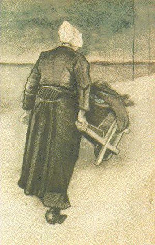 Scheveningen Woman with Wheelbarrow