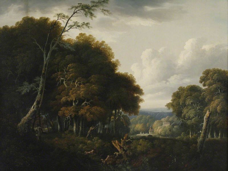Looking to Southampton from the New Forest