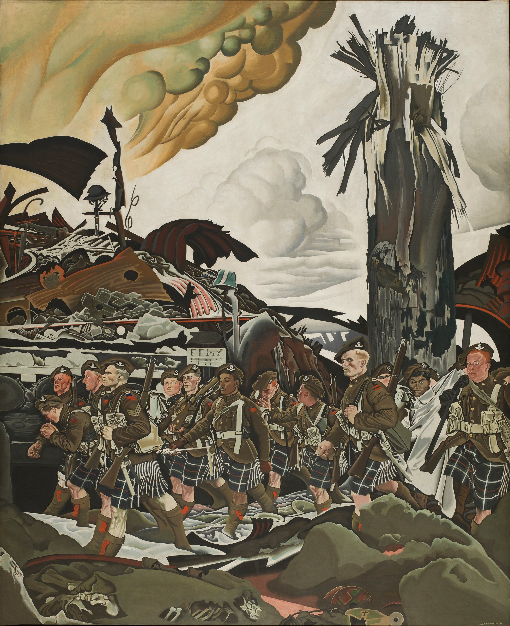 The Conquerors by Eric Kennington