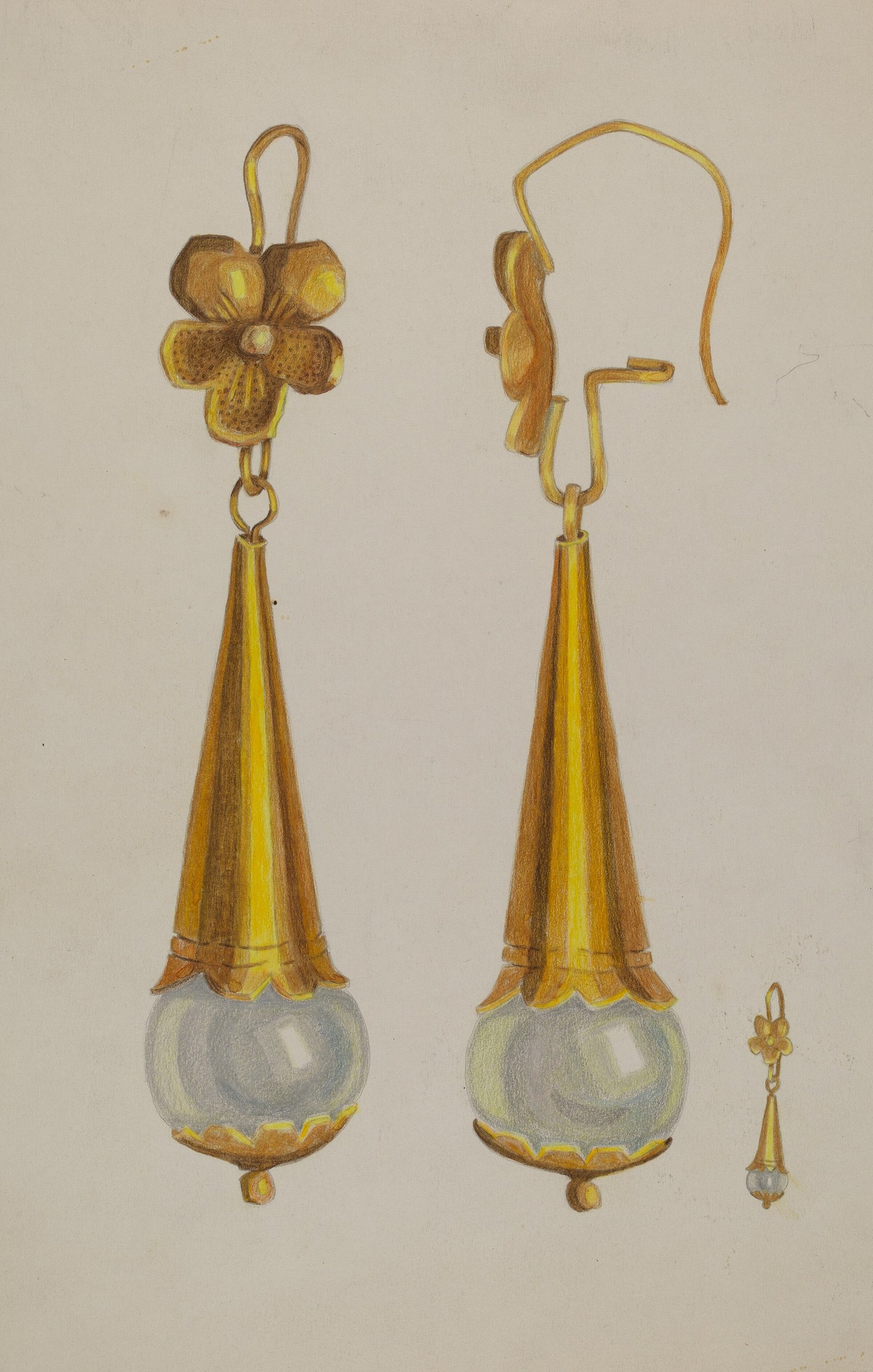 Earrings by Yves Saint Laurent
