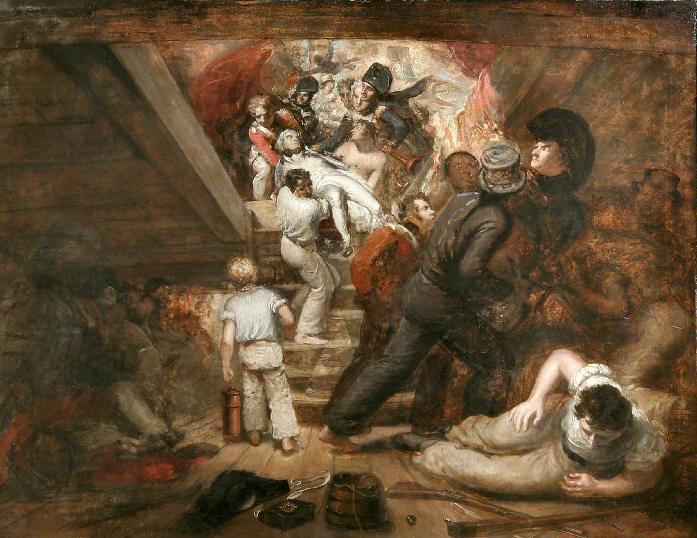 The Death of Nelson by Samuel Drummond