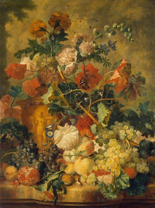 Flowers and fruit