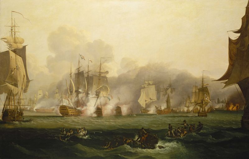 The Battle of Trafalgar, 21 October 1805