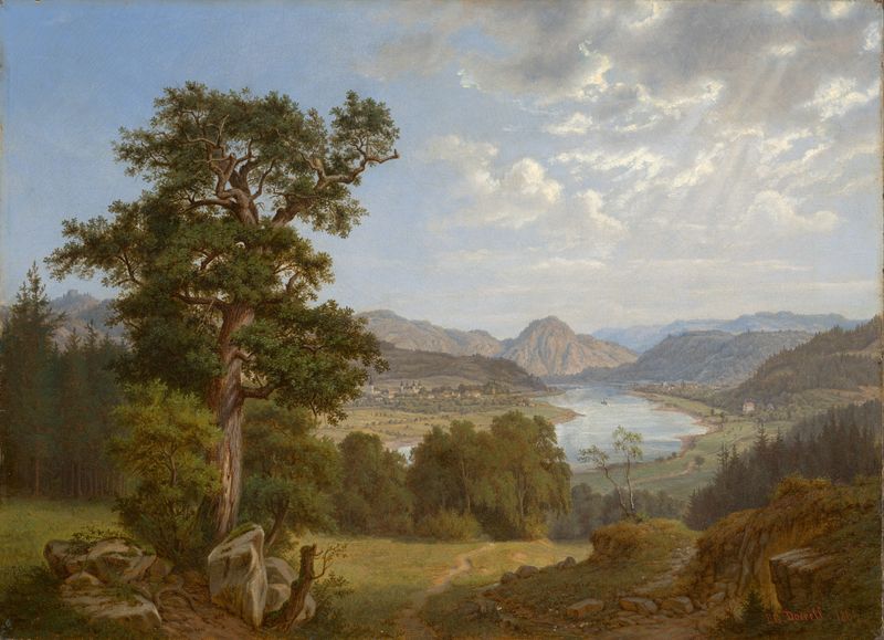 The Elbe valley near Aussig (Ústí nad Labem)