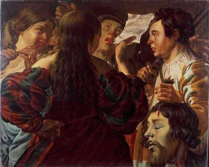 The women of Israel come out to welcome David