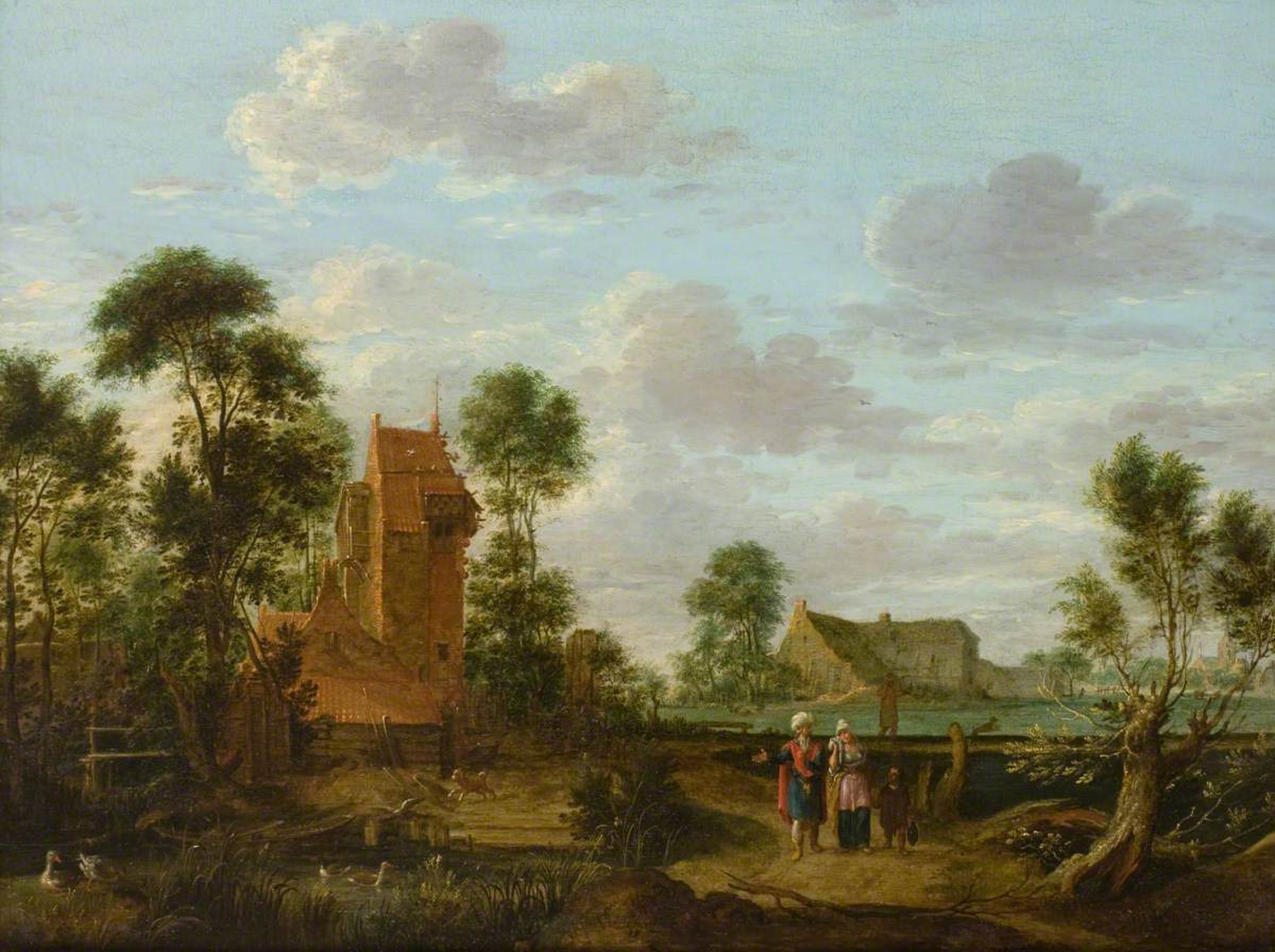 The Expulsion of Hagar by Gillis d'Hondecoeter