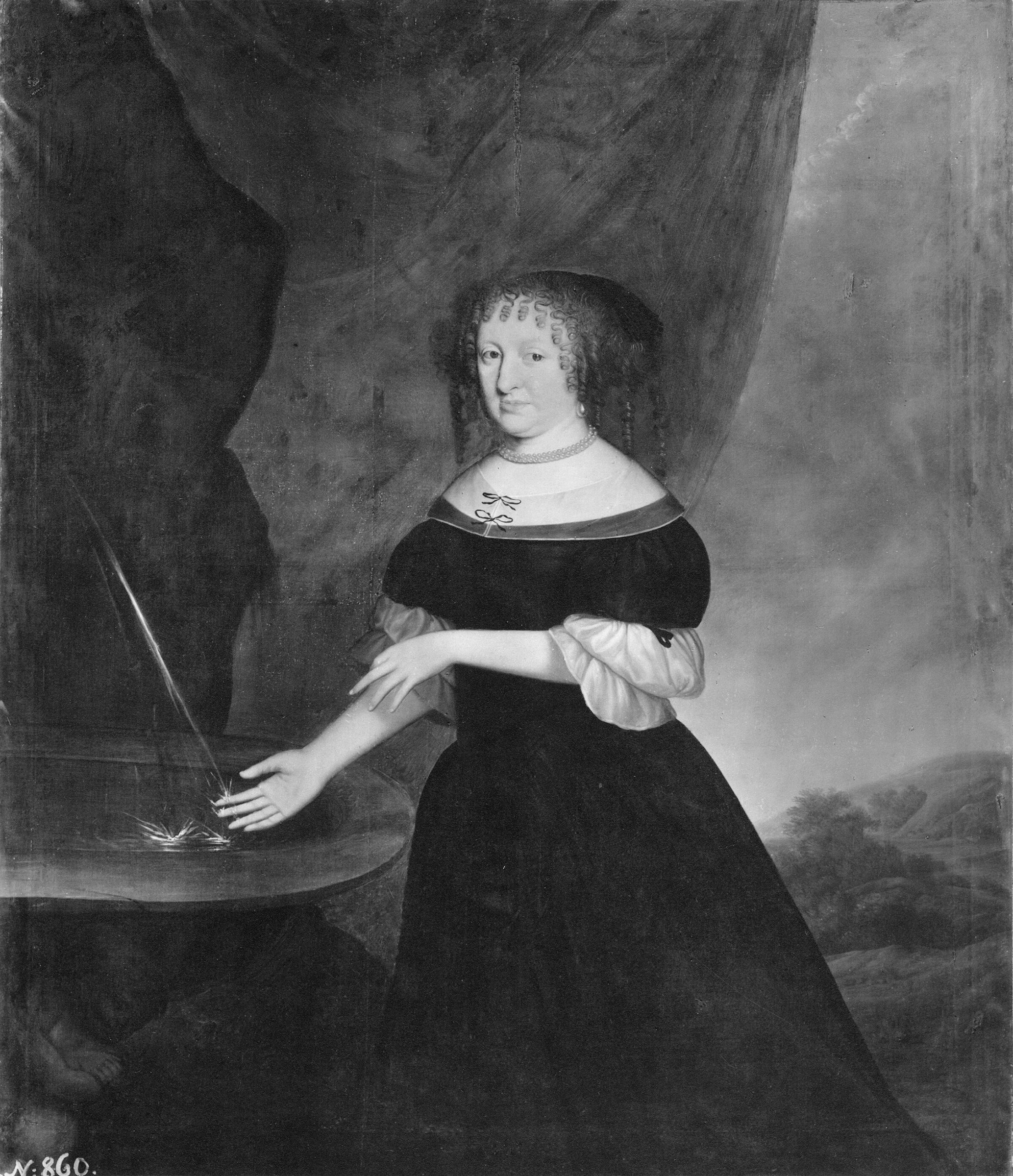 Sofia Augusta, 1630-1680, prinsessa av Holstein-Gottorp hertiginna av Anhalt-Zerbst by Salomon Duarte