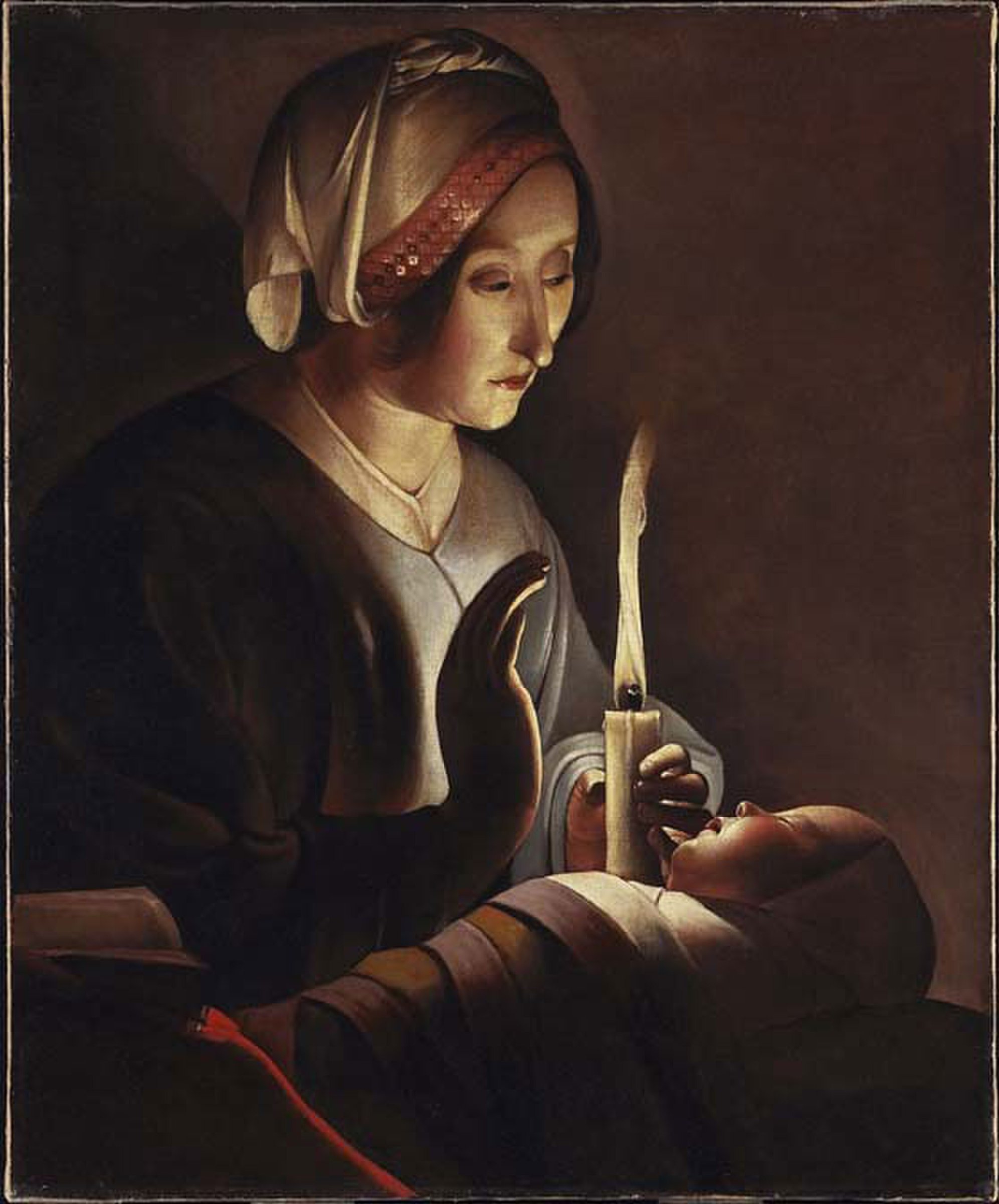 Saint Anne with the Infant Jesus by Georges de La Tour