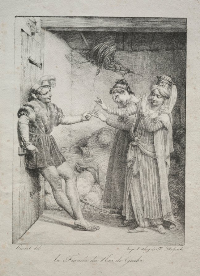 The Fiancée of the King of Garbe by Louis Hersent