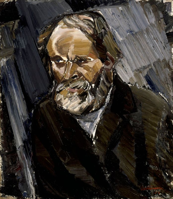 Man from the Countryside, part of study for The Fanatics