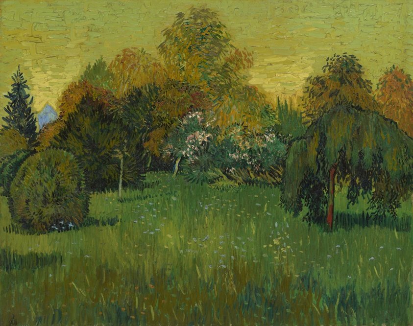 The Poet's Garden by Vincent van Gogh