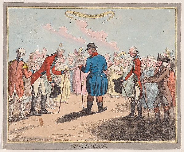 The Esplanade by James Gillray