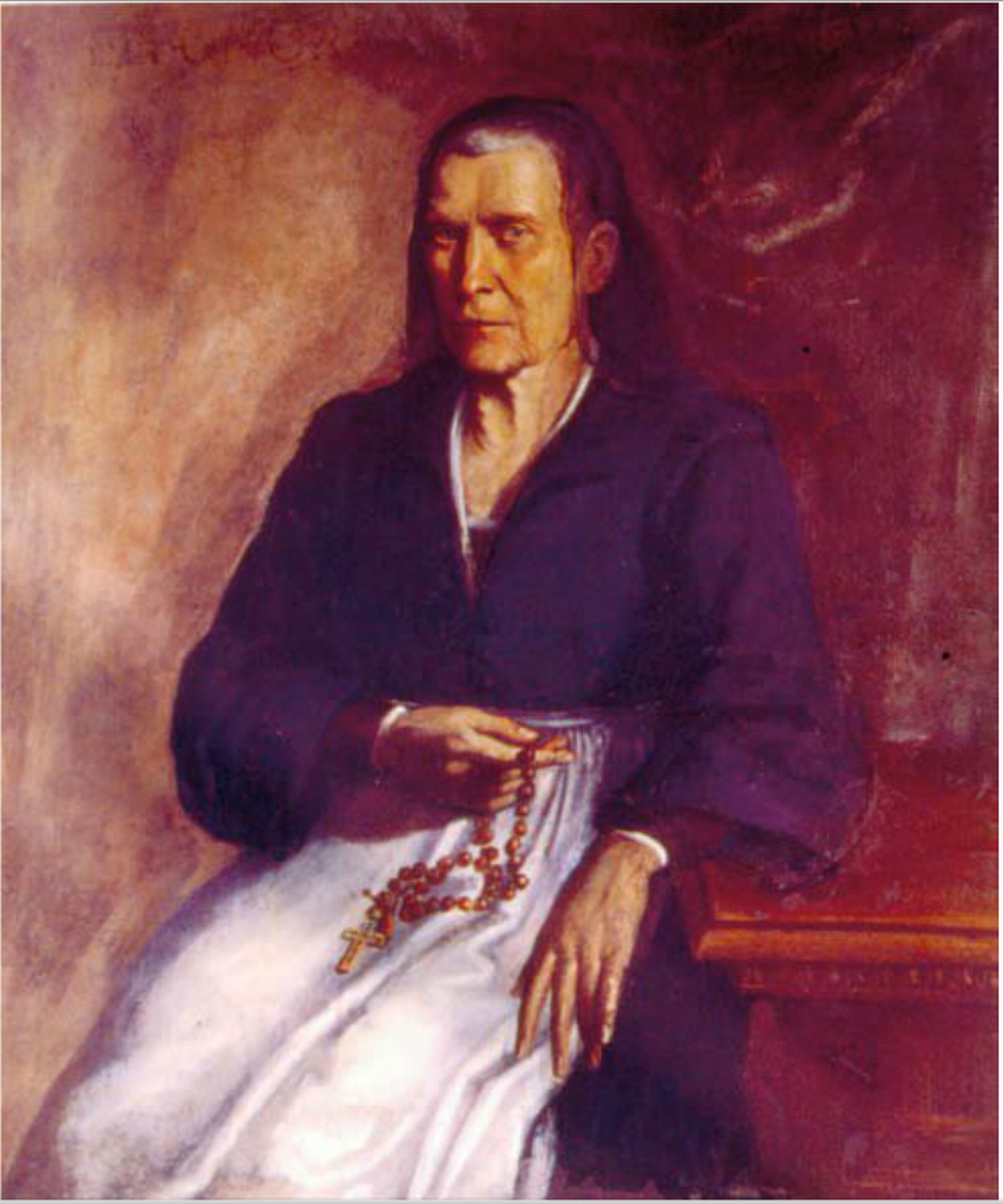 Portrait of Eleonora Albani Tomasi by Simone Cantarini