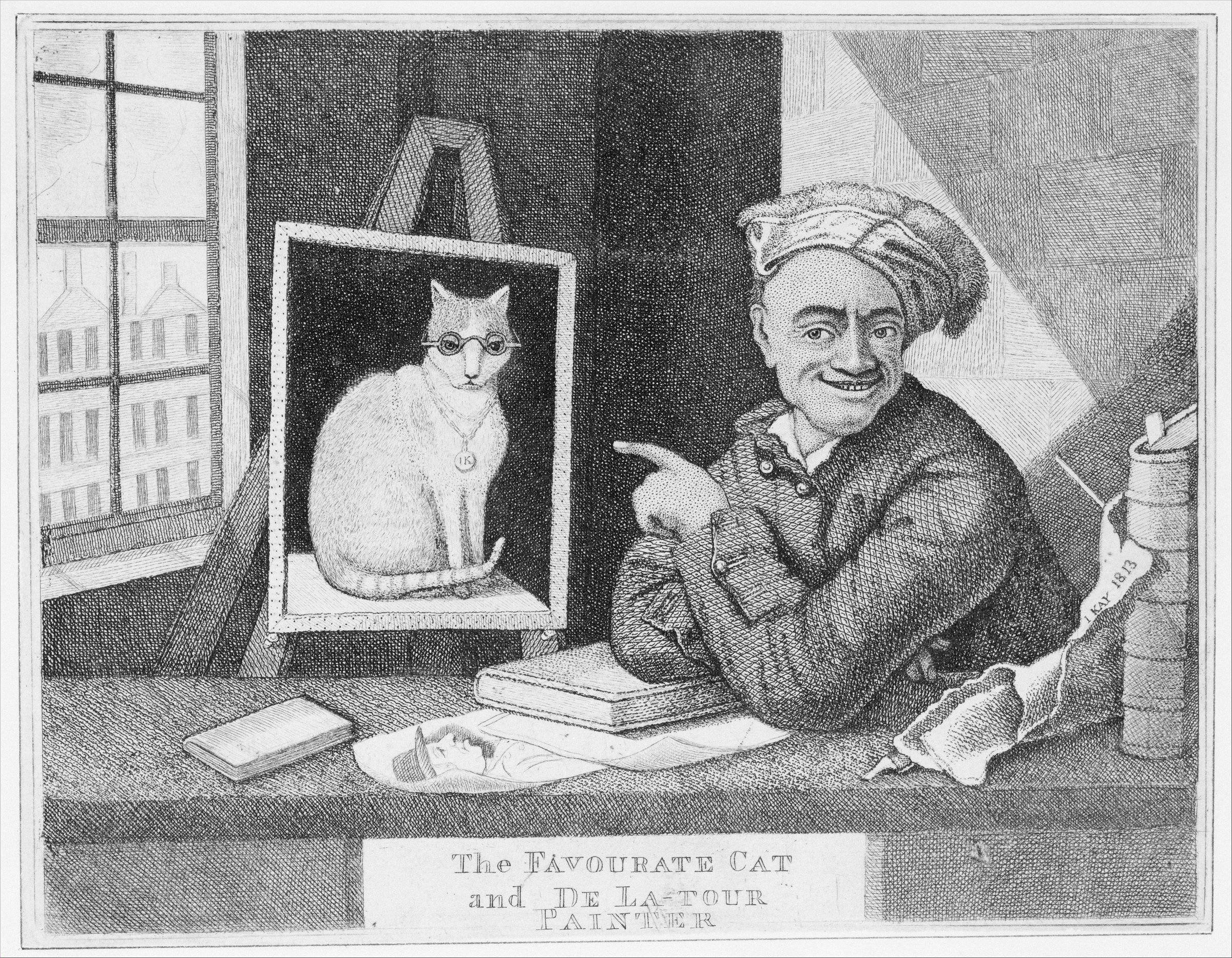The Favourite Cat and De La-Tour Painter by John Kay