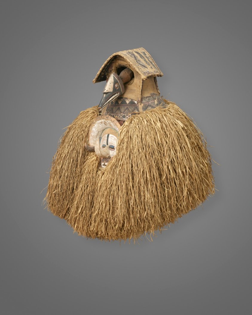 Helmet Mask (Kholuka or Mbala) by Mogens Balle