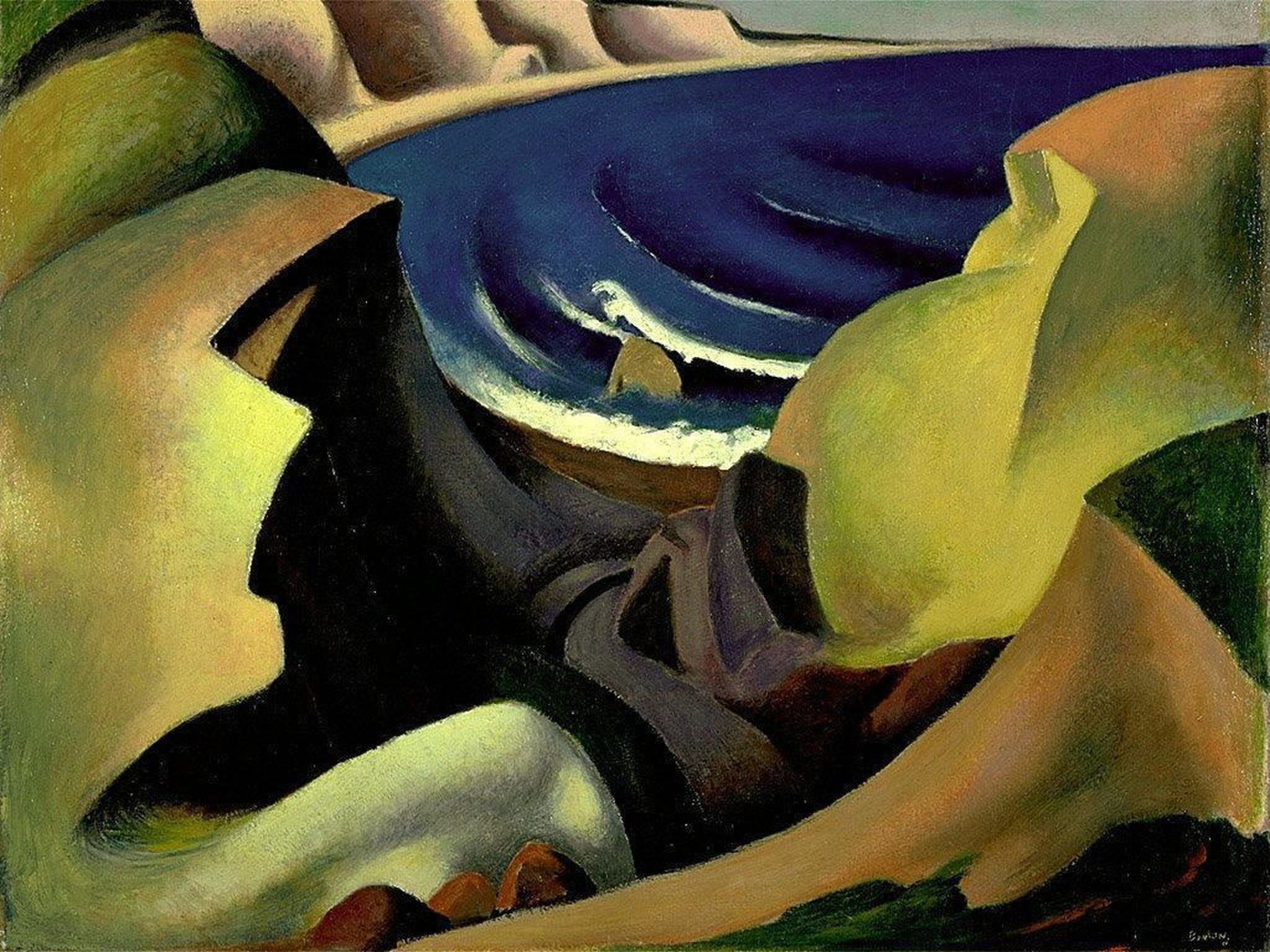 The Cliffs by Thomas Hart Benton