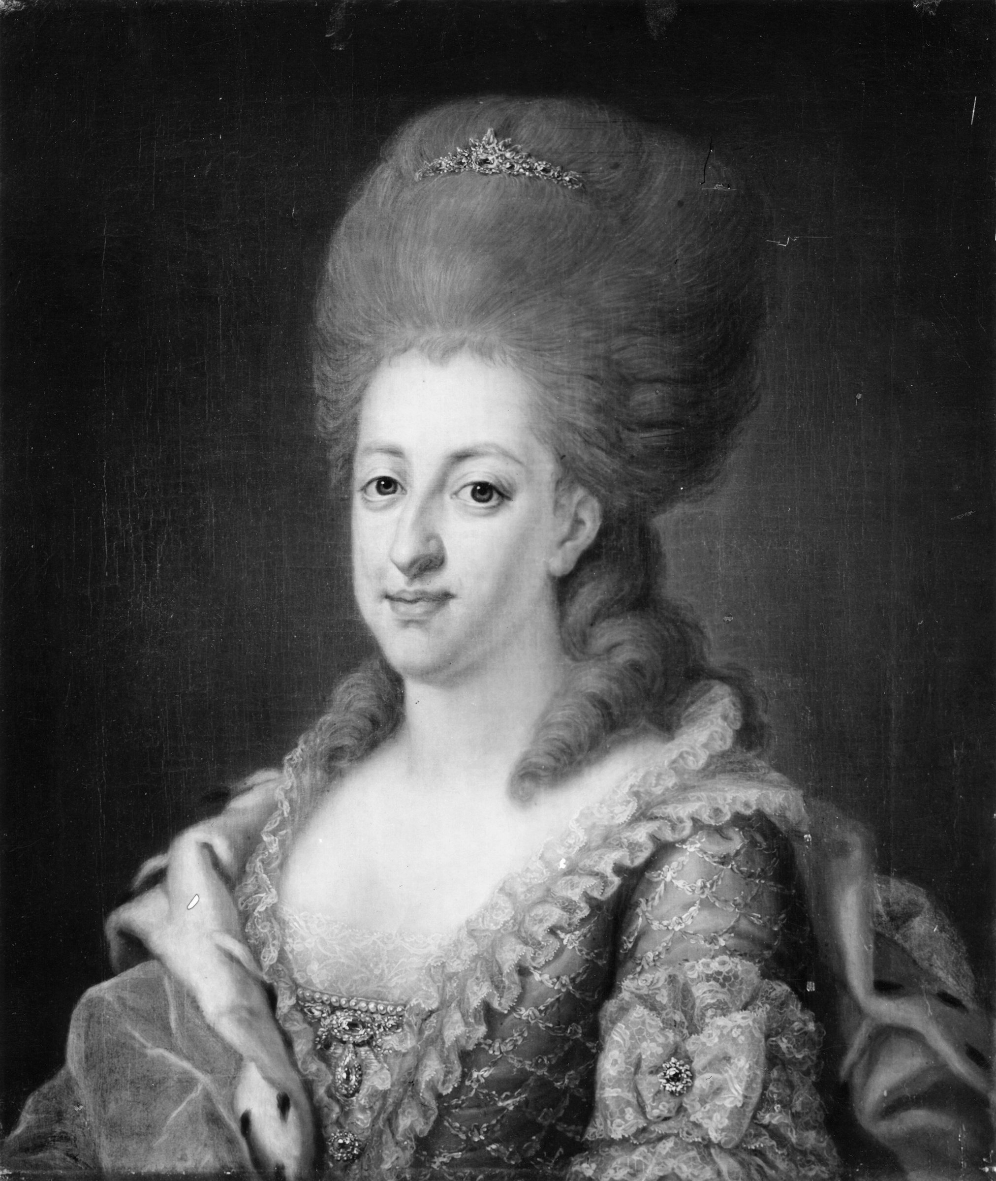 Sofia Magdalena, 1746-1813, prinsessa av Danmark drottning av Sverige by Adolf Ulrik Wertmüller