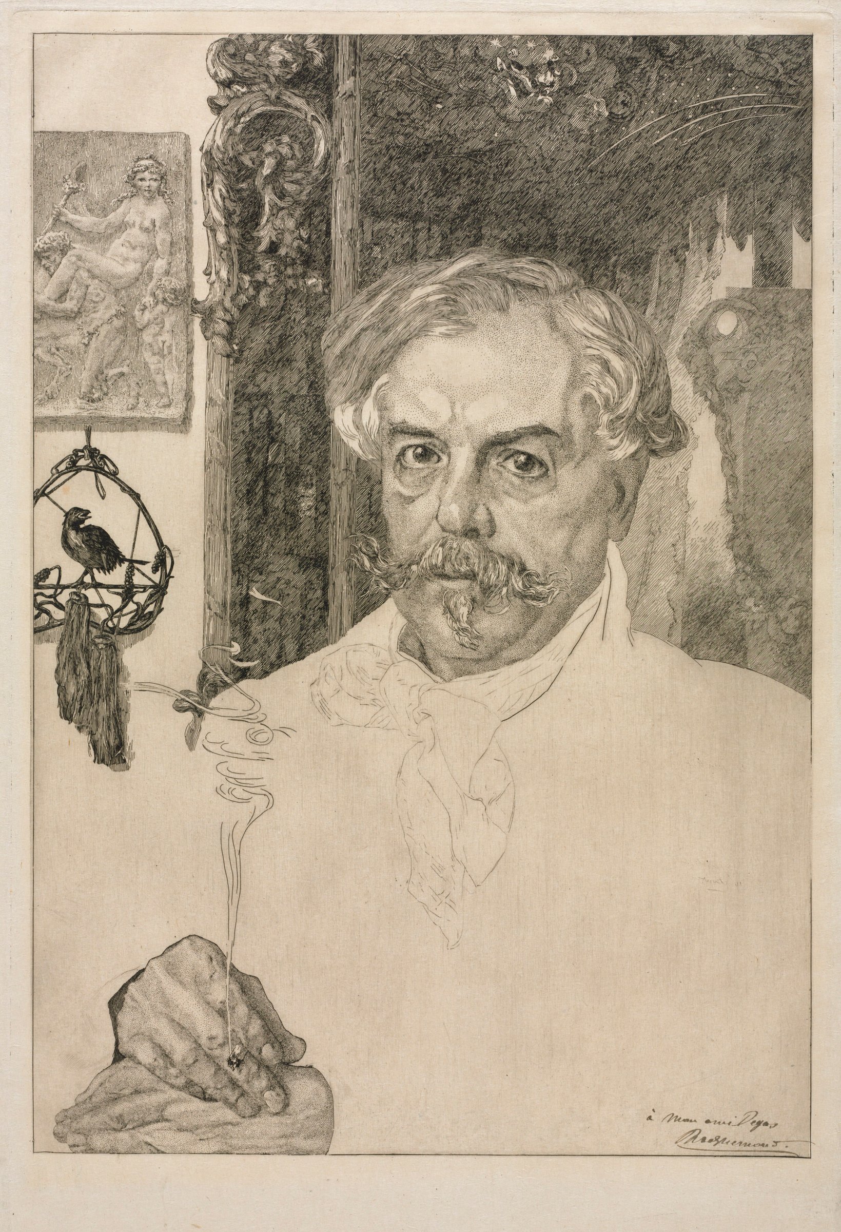 Portrait of Edmond de Goncourt by Félix González-Torres