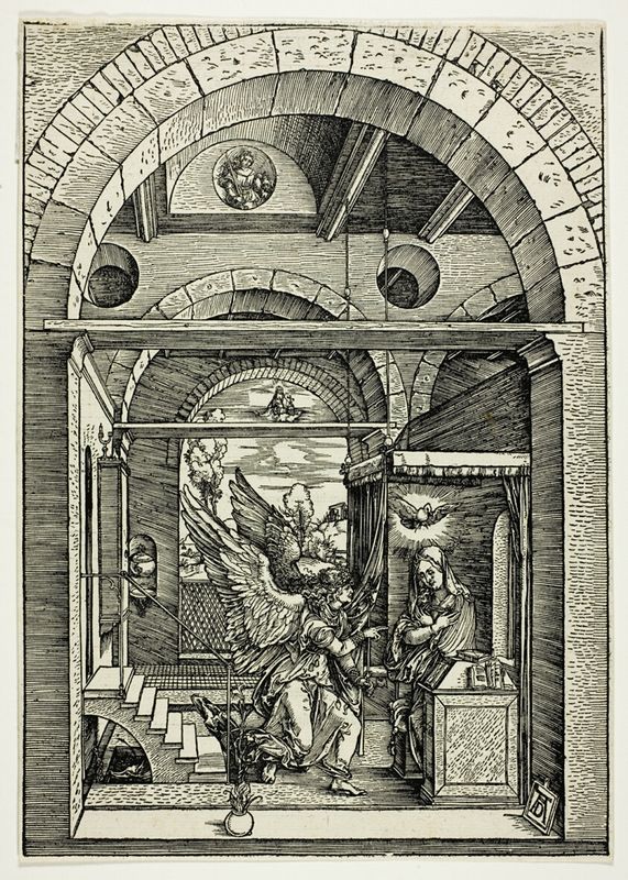 The Annunciation, from The Life of the Virgin