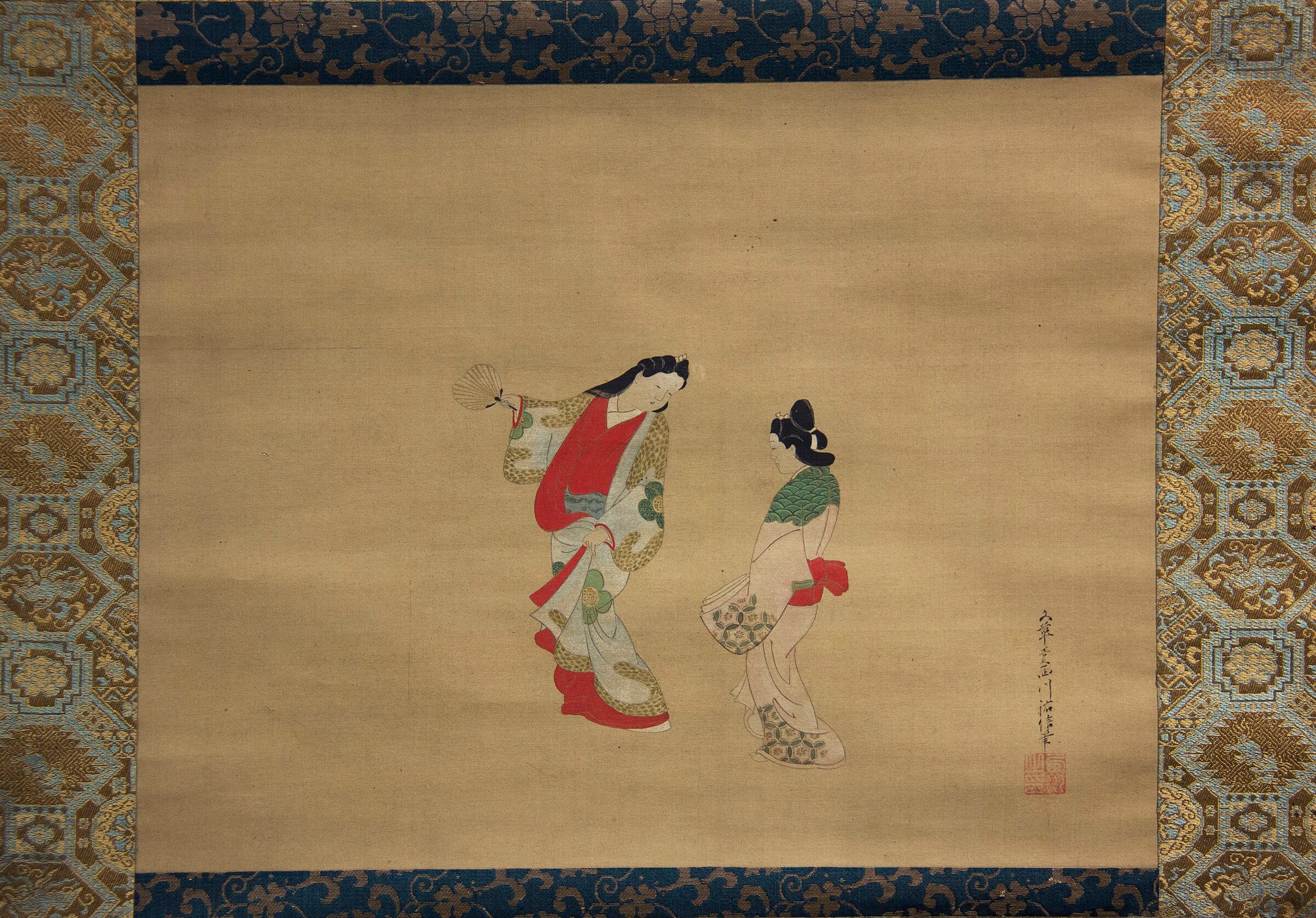Woman and Attendant by Nishikawa Sukenobu