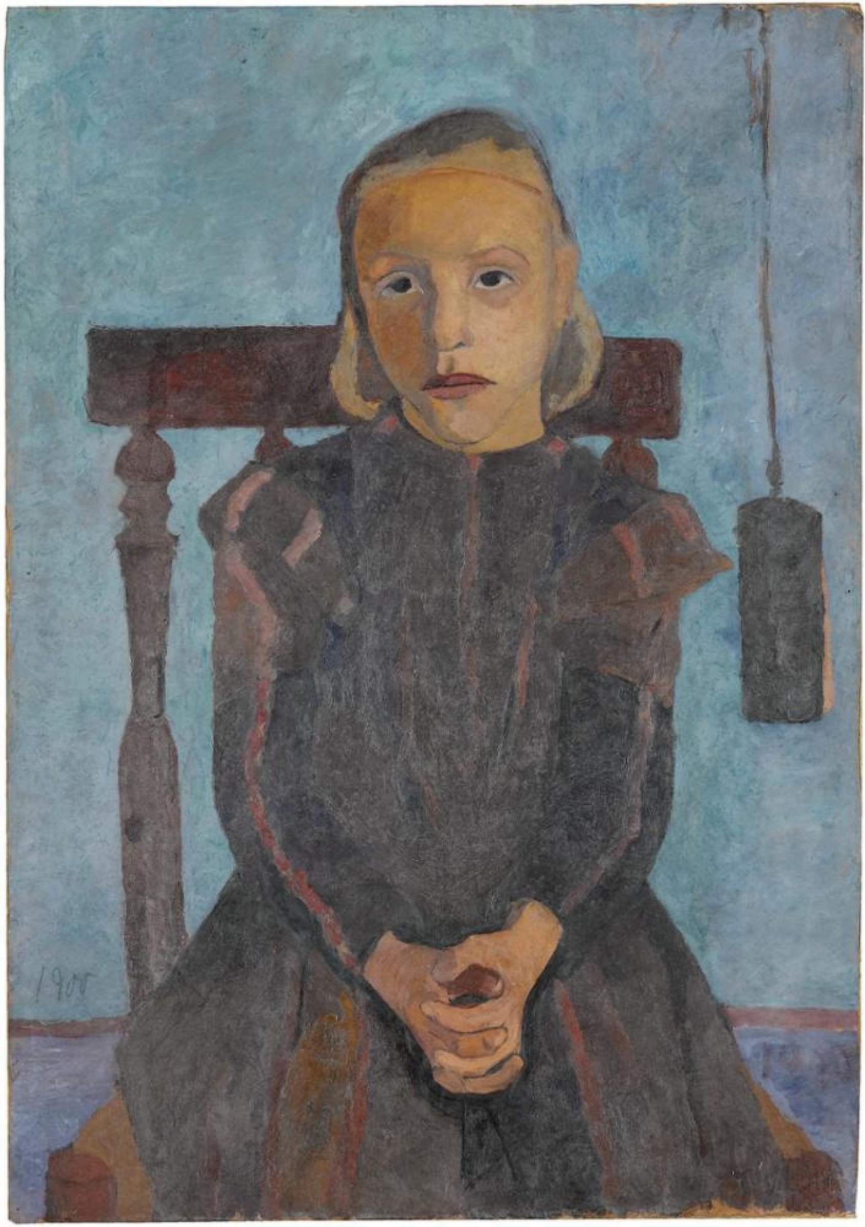 Child with a Clock Weight by Paula Modersohn-Becker